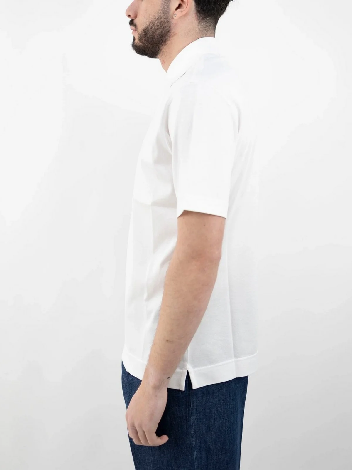 CIRCOLO 1901 Polo Uomo  CN4713 OTTIC Bianco - Image 4