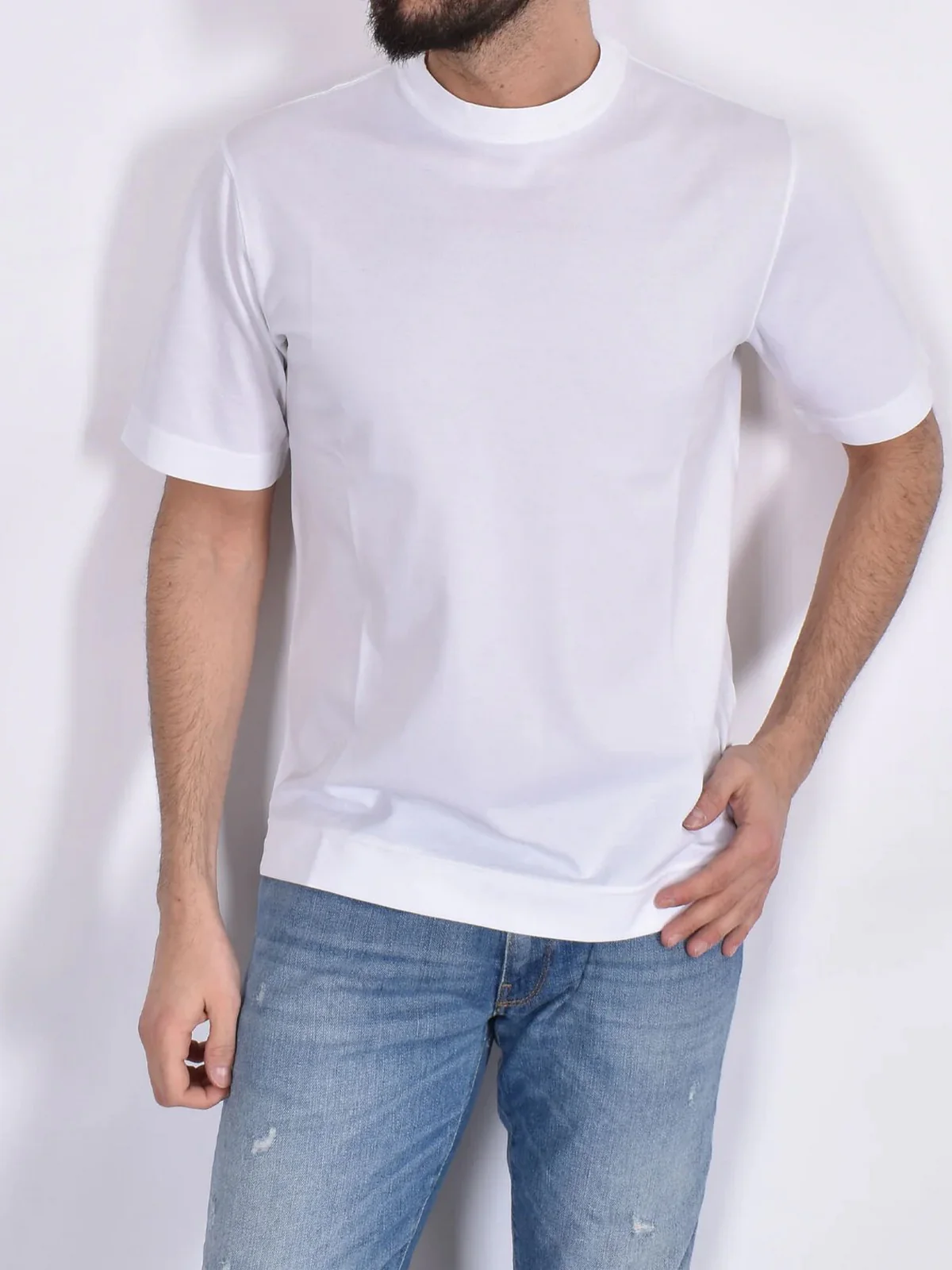 CIRCOLO 1901 T-shirt Uomo  CN4712 OTTIC Bianco - Image 3