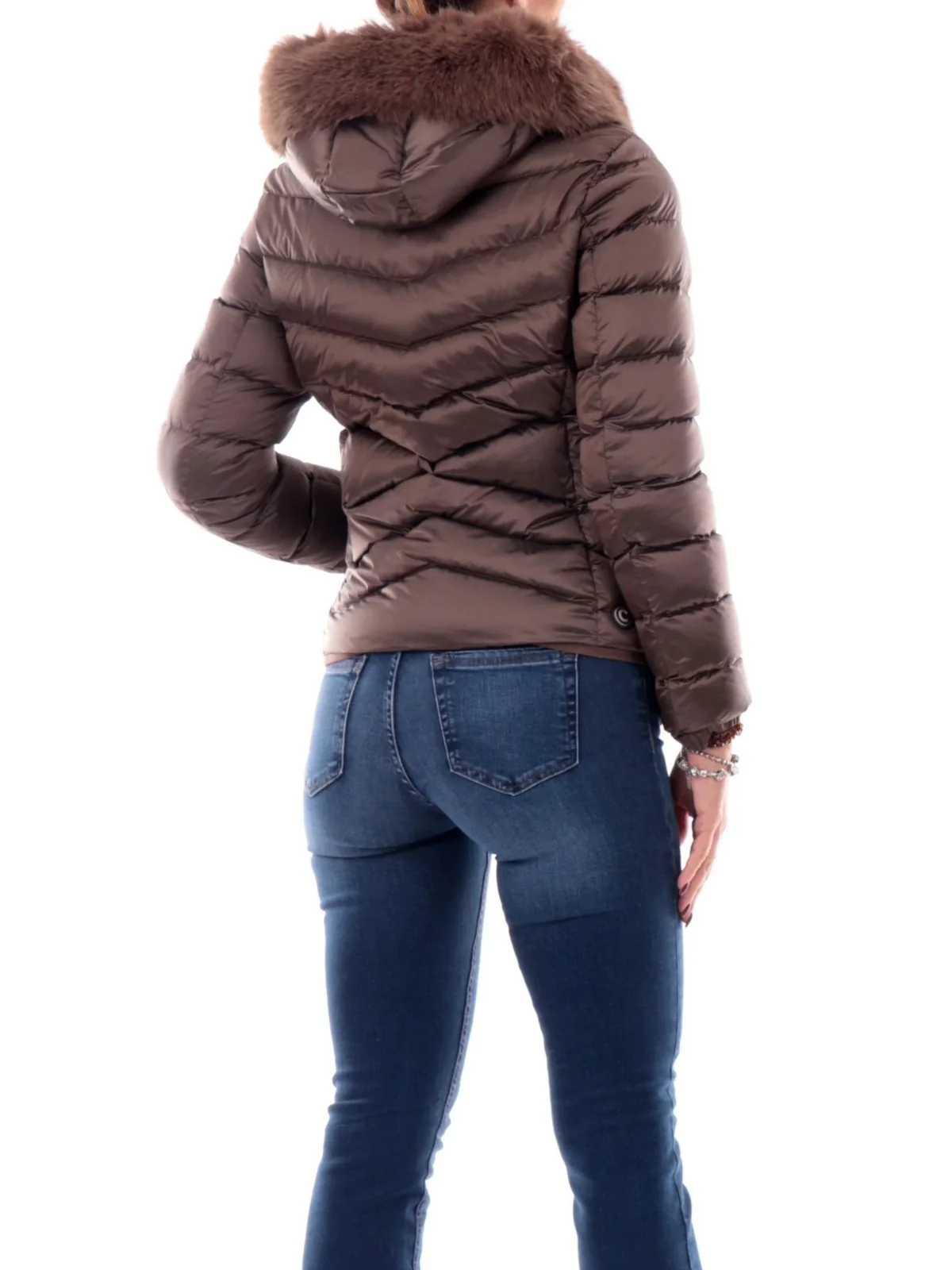 COLMAR Piumino Donna  2219E 2YO 37 MARRONE - Image 4
