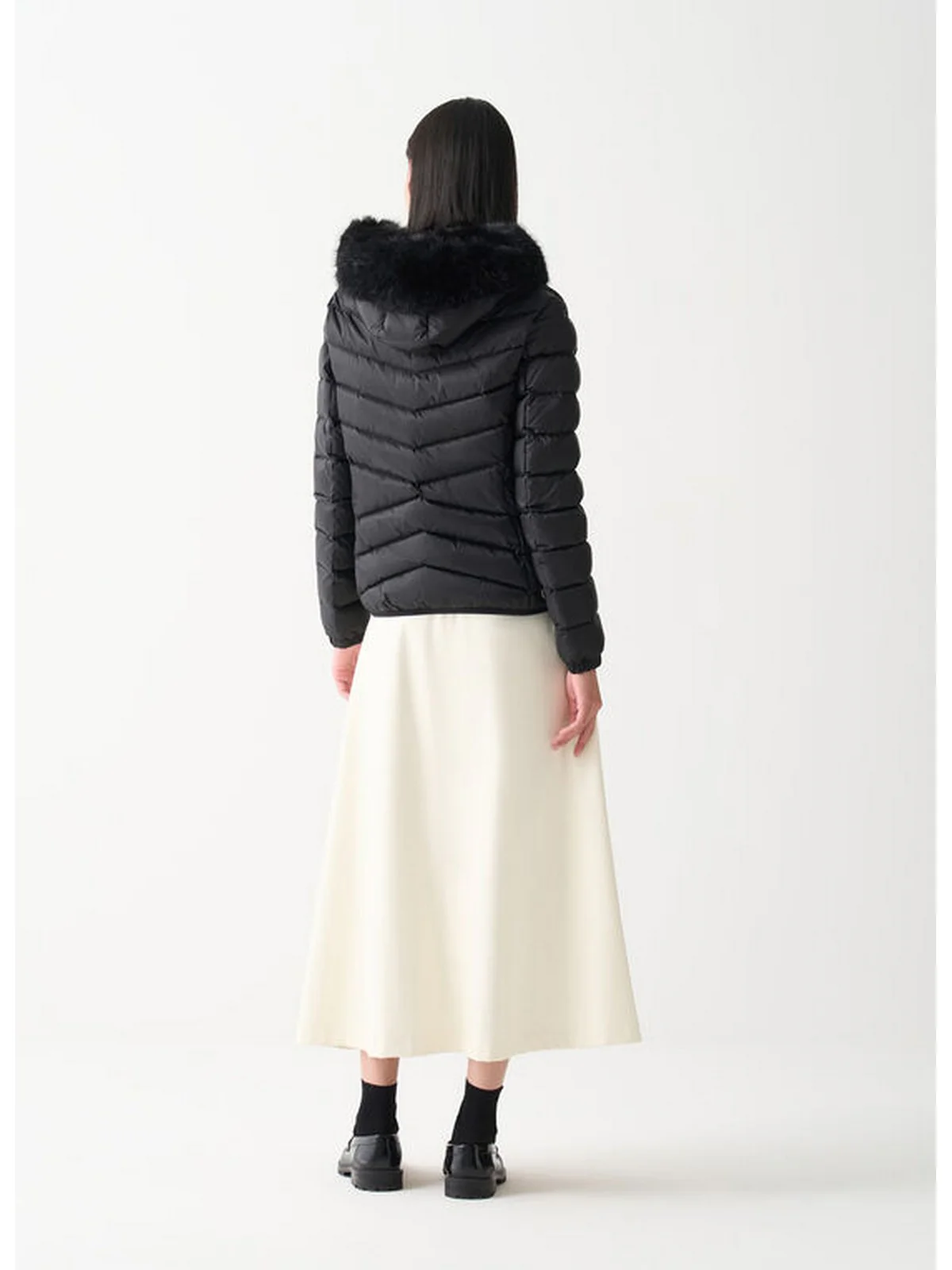 COLMAR Piumino Donna  2219E 2YO 99 BLACK - Image 4