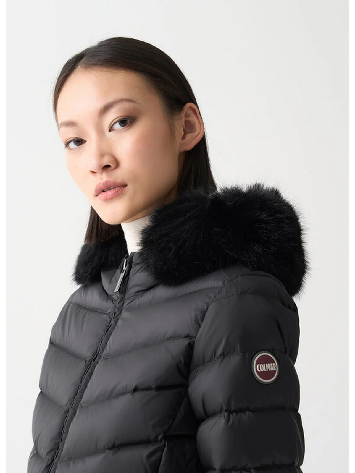 COLMAR Piumino Donna  2219E 2YO 99 BLACK - Image 5