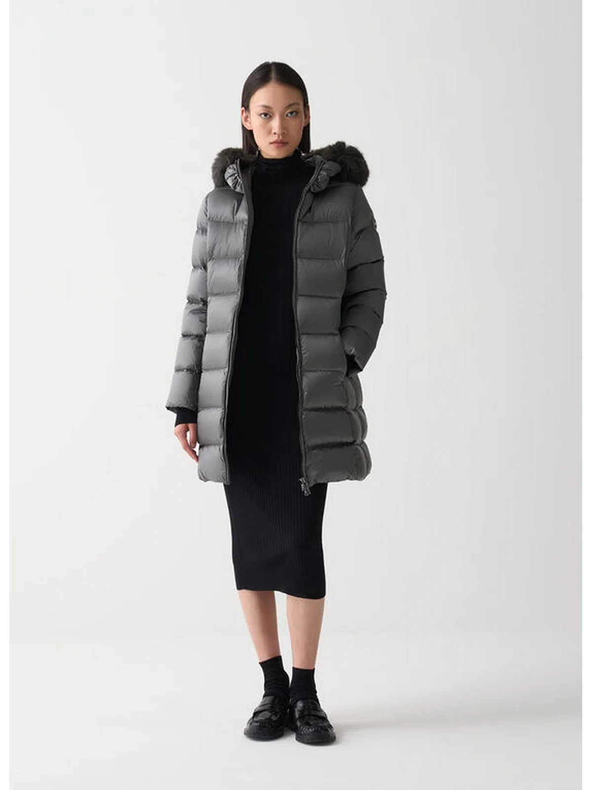 COLMAR Piumino Donna  2221E 2YO 506 DARK STEEL - Image 6
