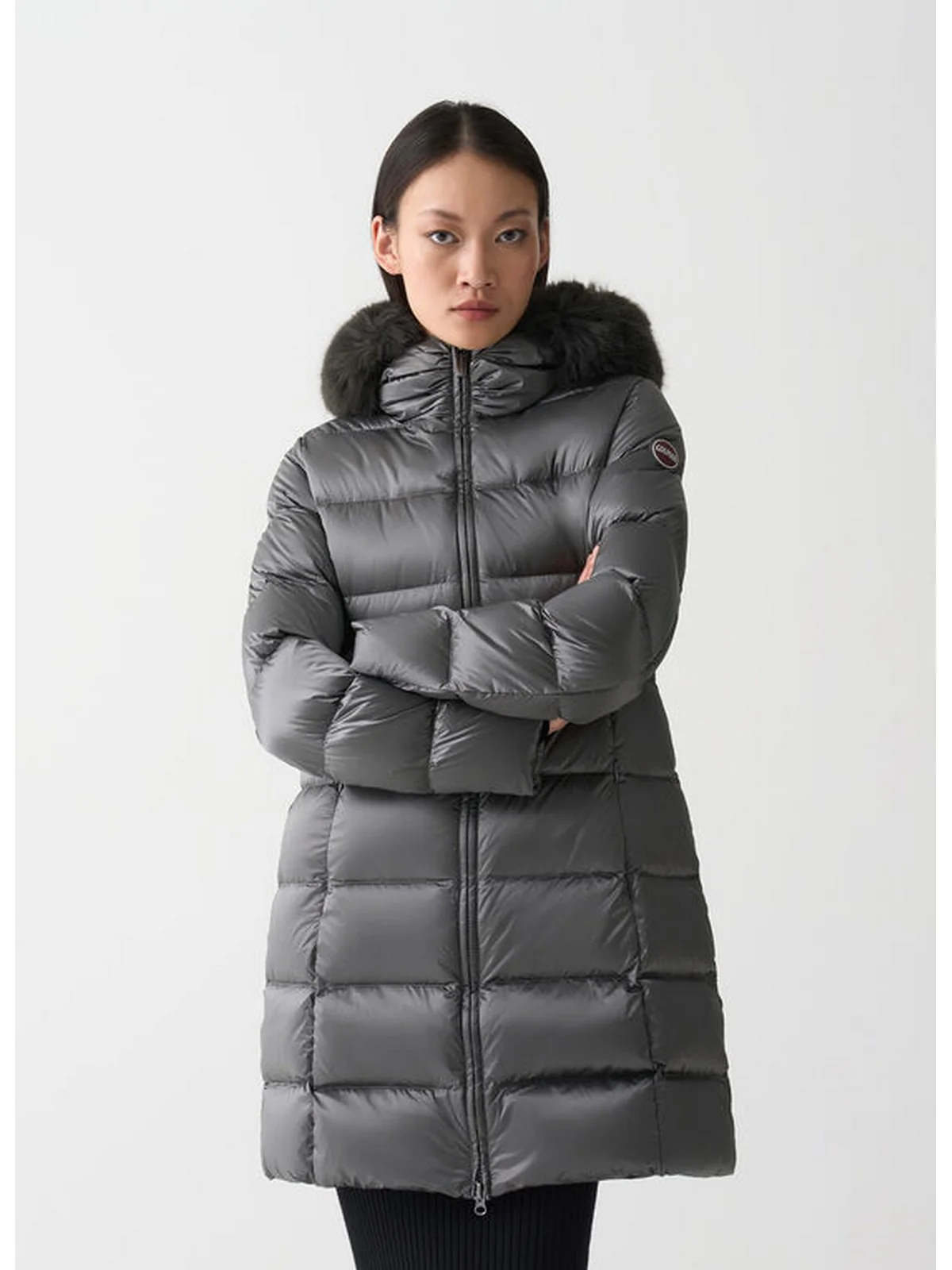 COLMAR Piumino Donna  2221E 2YO 506 DARK STEEL - Image 7