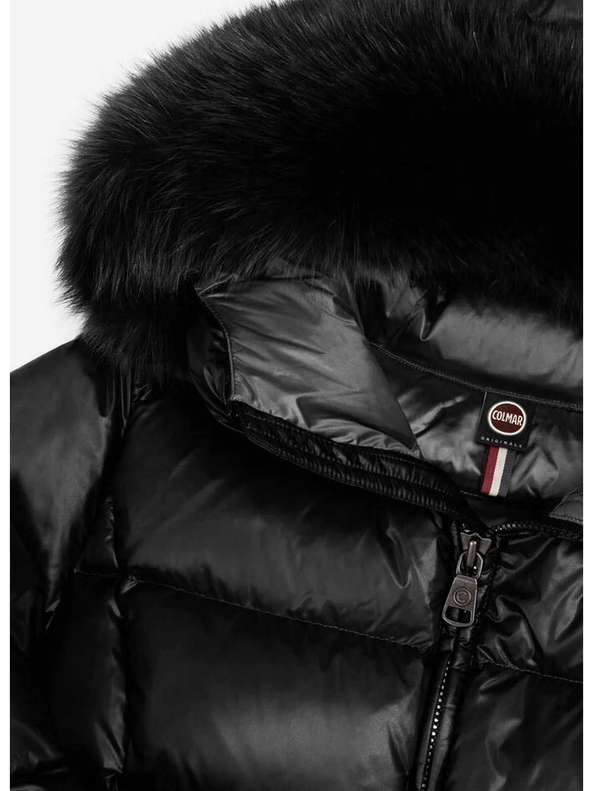 COLMAR Piumino Donna Deluxe 2221E 2YO 99 BLACK-DARK STEEL - Image 14