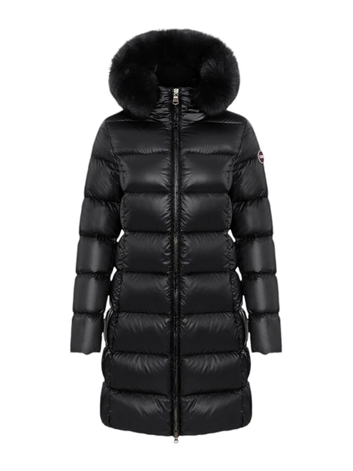 COLMAR Piumino Donna Deluxe 2221E 2YO 99 BLACK-DARK STEEL - Image 8
