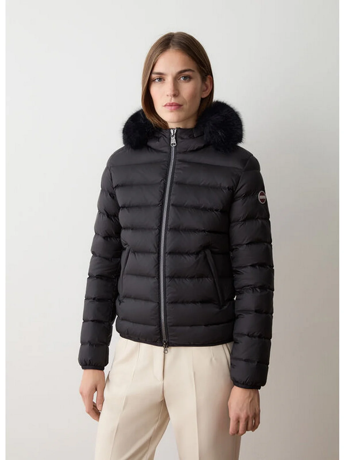 COLMAR Piumino Donna Deluxe 2286E 2YO 99 Nero - Image 4