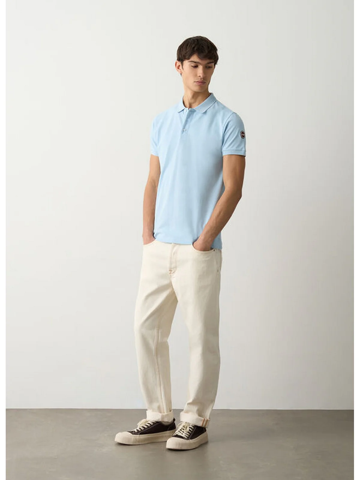 COLMAR Polo Uomo  7646 4SH 639 AZZURRO - Image 4