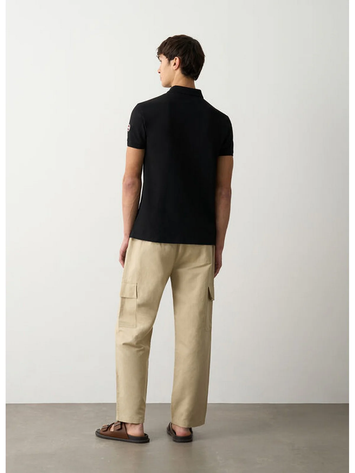 COLMAR Polo Uomo  7646 4SH 99 Nero - Image 3