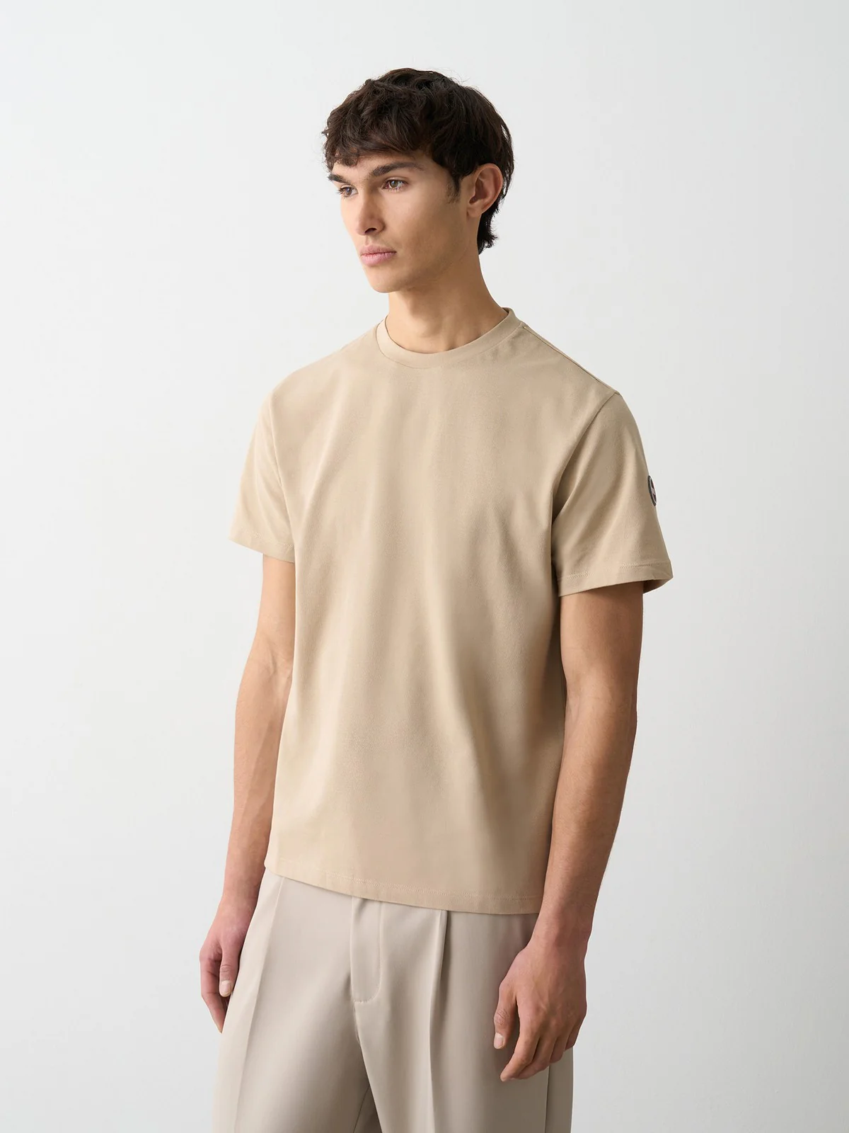 COLMAR T-shirt Uomo  7510 6SH 711 Beige - Image 2