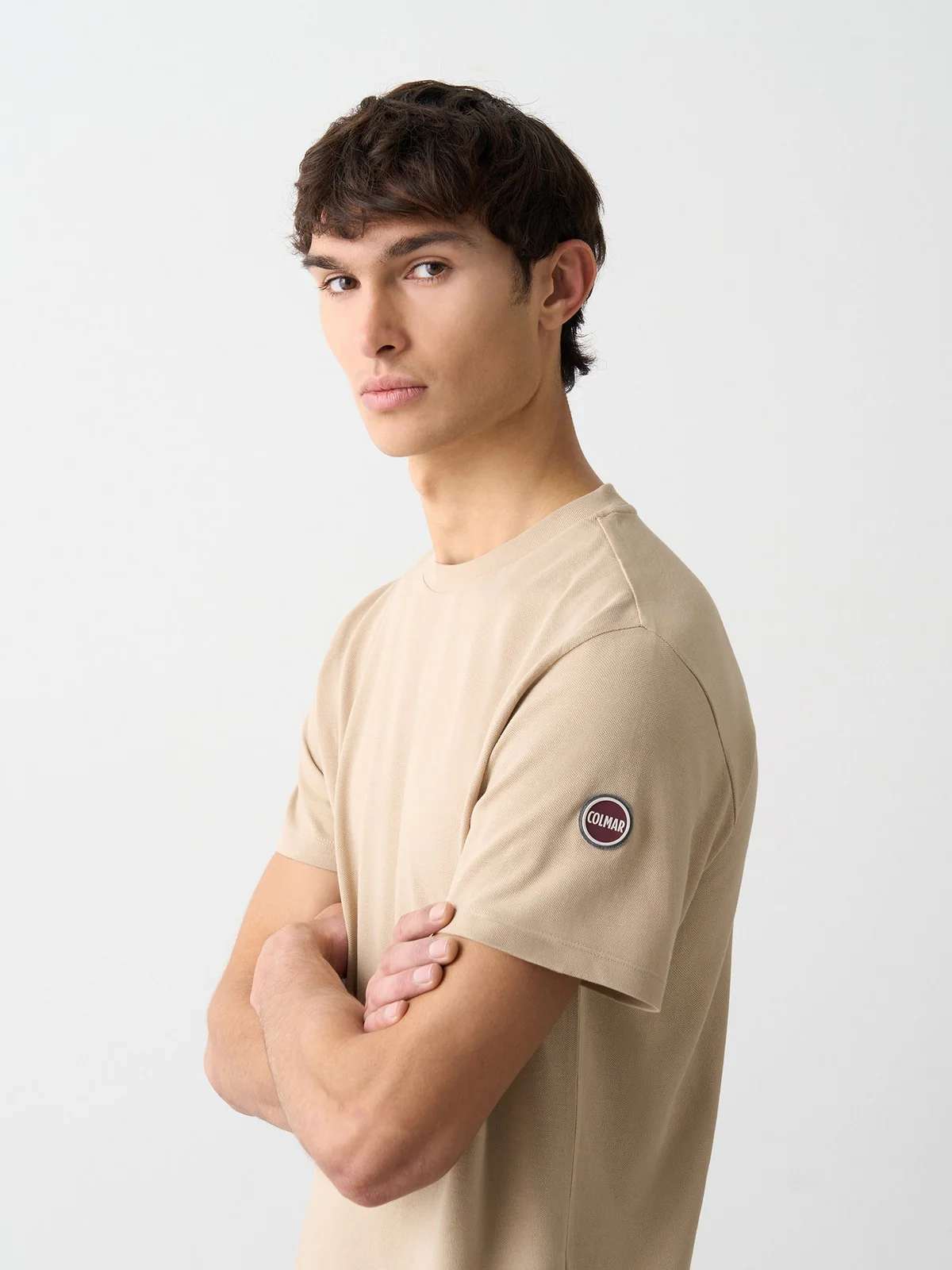 COLMAR T-shirt Uomo  7510 6SH 711 Beige - Image 3