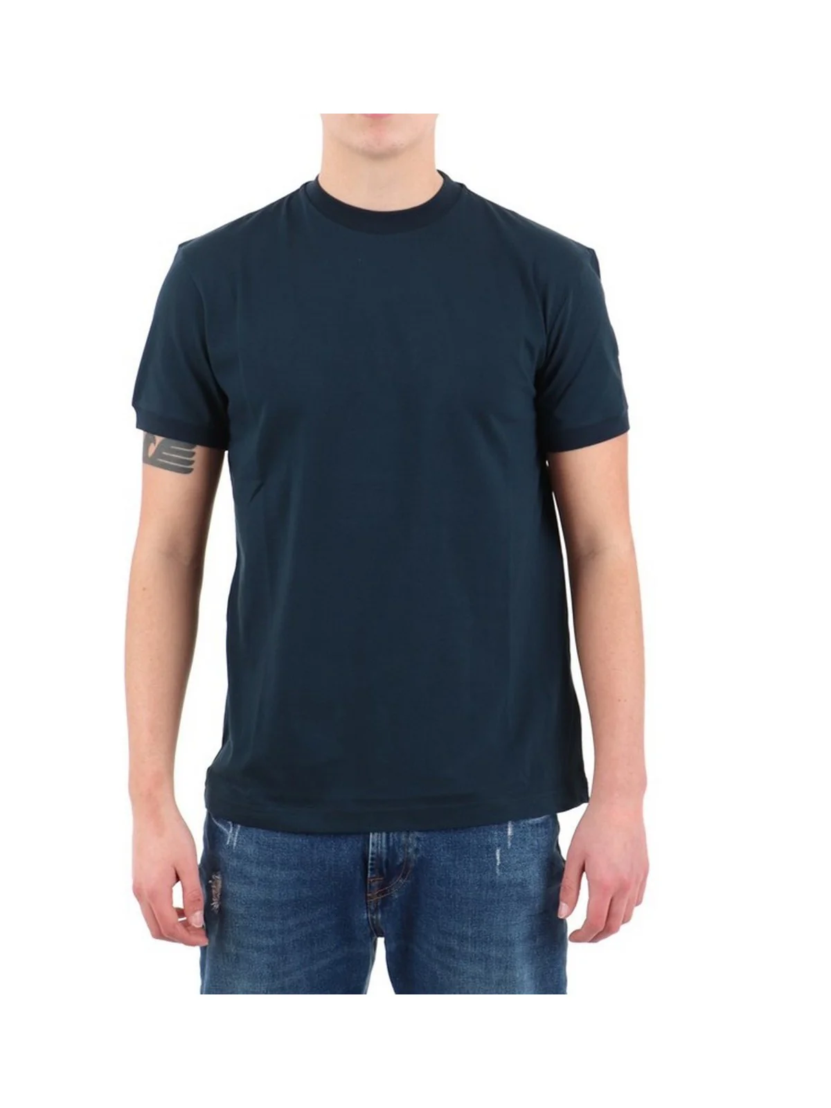 COLMAR T-Shirt e Polo Uomo  7596 6SH 68 Blu - Image 4