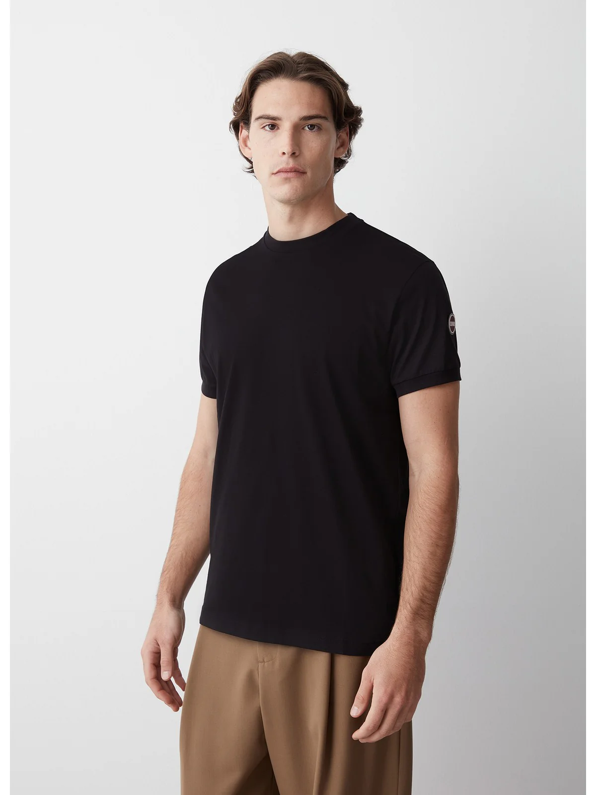 COLMAR T-Shirt e Polo Uomo  7596 6SH 99 Nero - Image 2