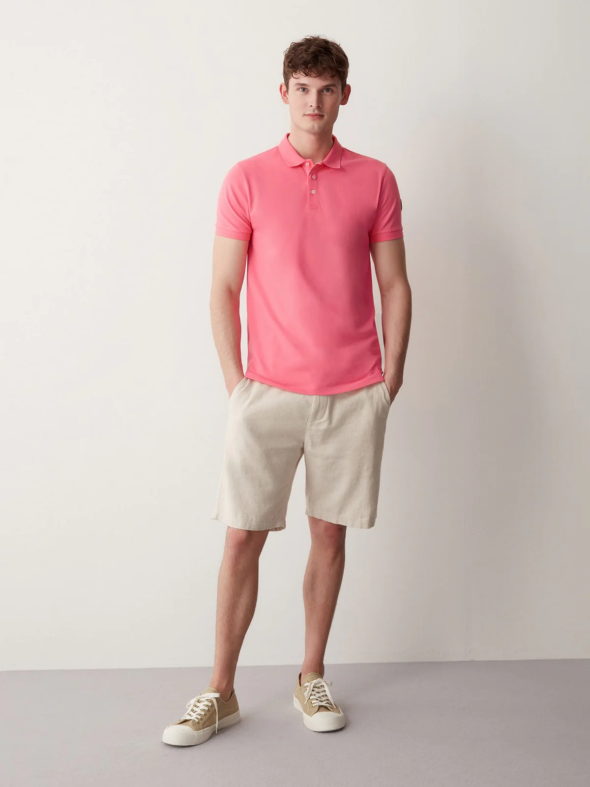 COLMAR Polo Uomo  7646 4SH 349 Rosa - Image 5