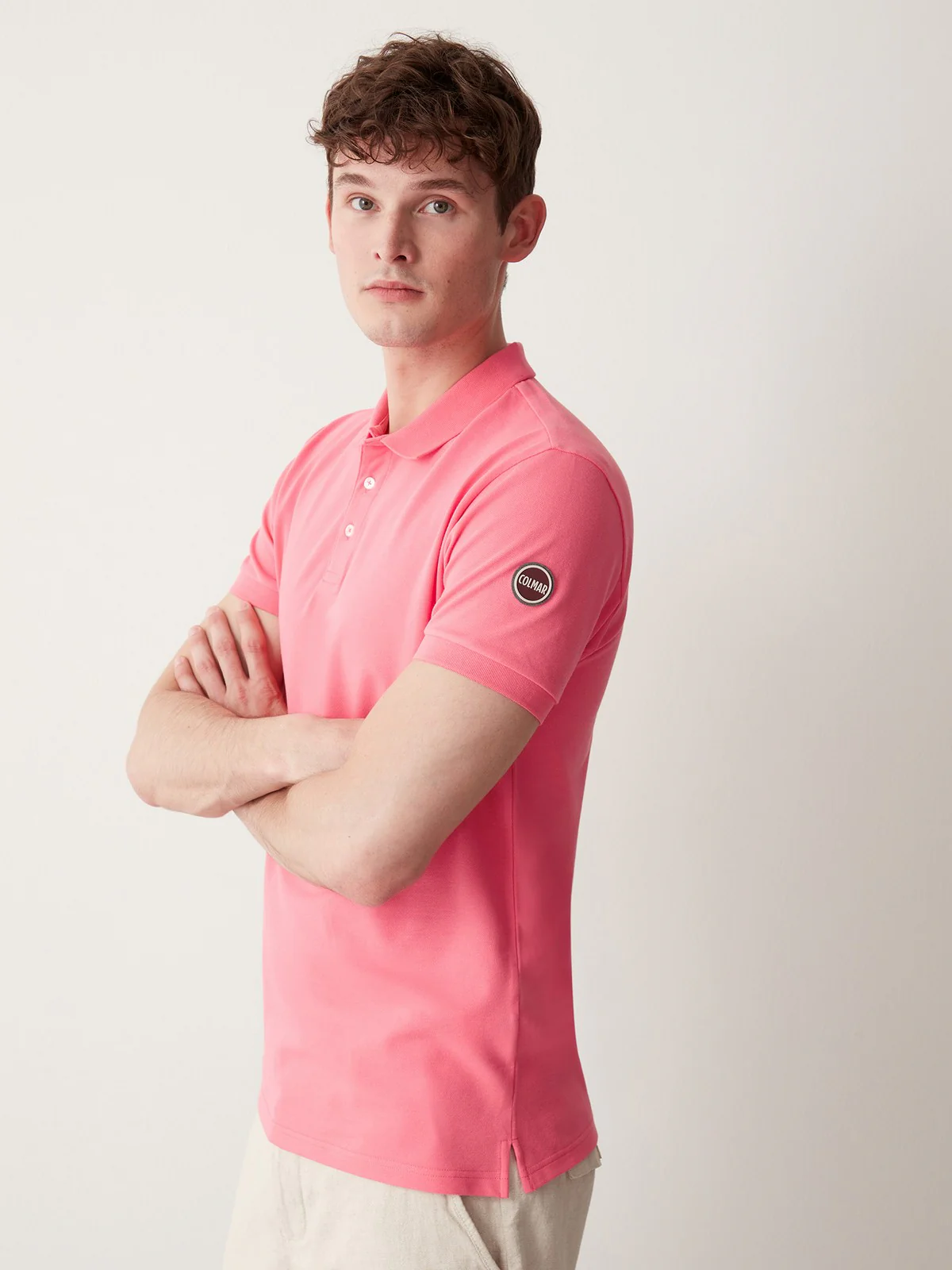 COLMAR Polo Uomo  7646 4SH 349 Rosa - Image 6