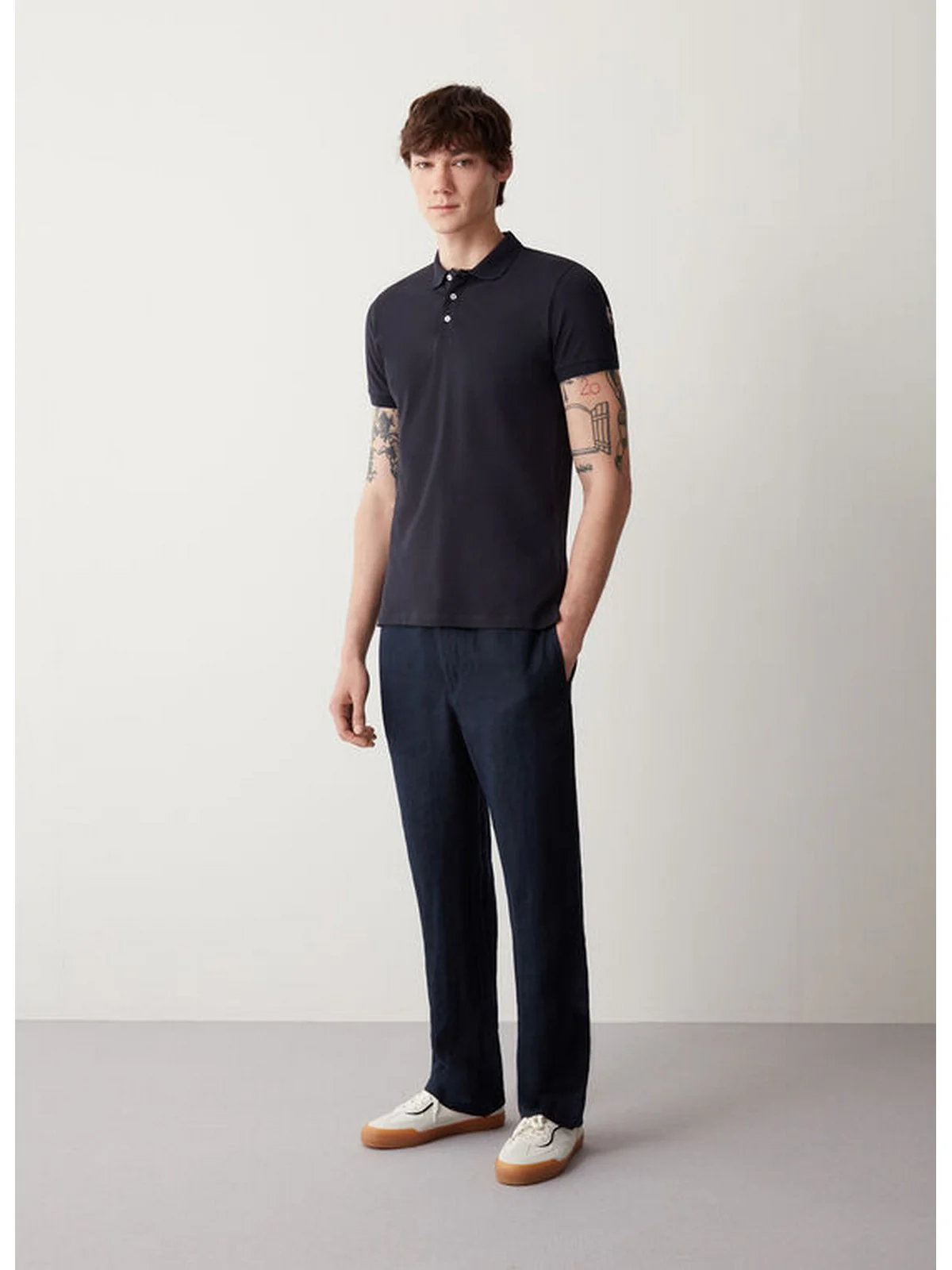 COLMAR Polo Uomo  7646 4SH 68 NAVY BLUE - Image 4