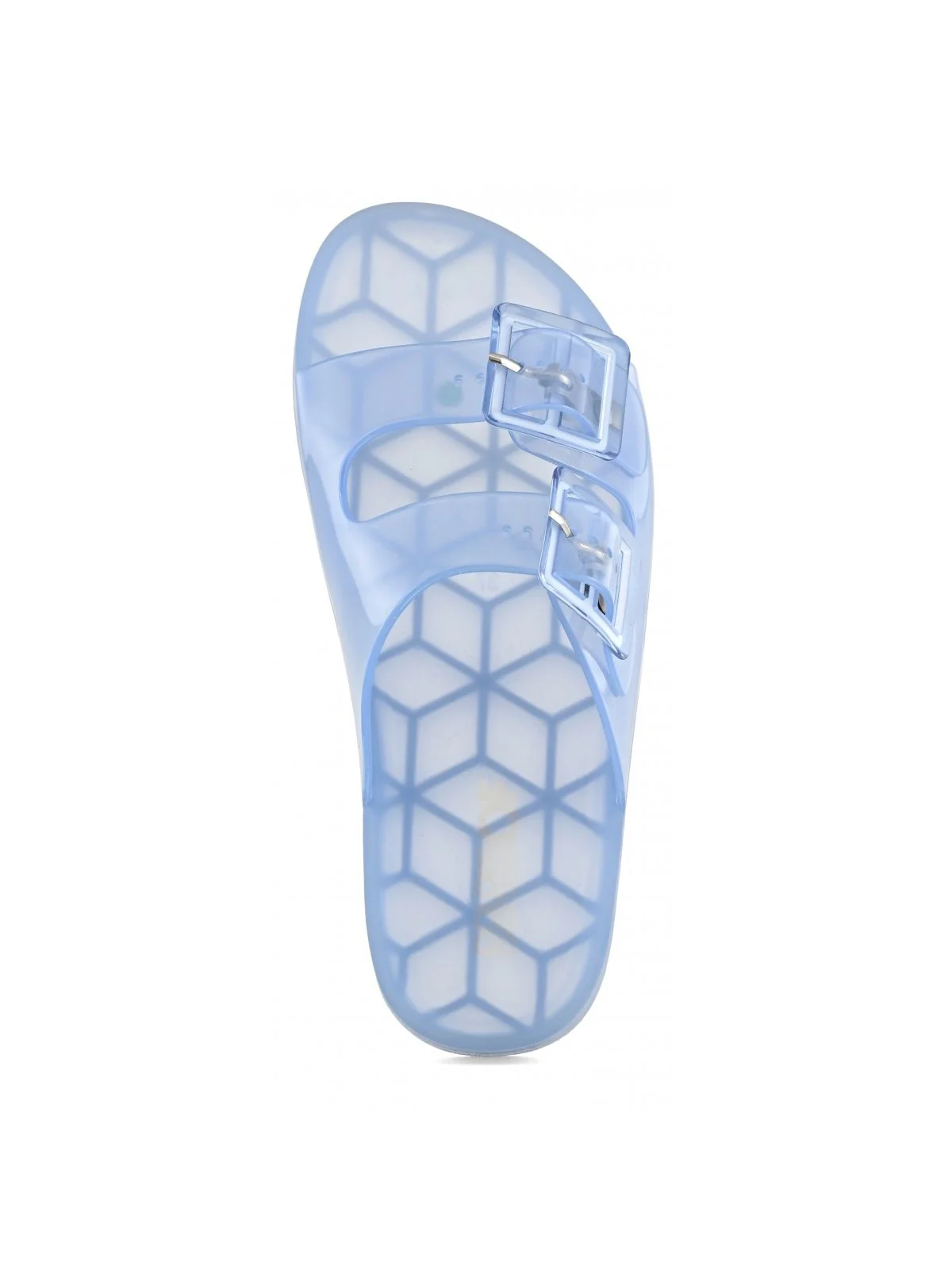COLORS OF CALIFORNIA Ciabatta Donna jelly sandal 2 buckles HC.CHJ010 DEN Blu - Image 2
