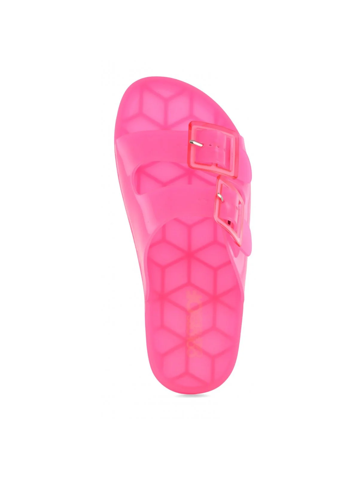 COLORS OF CALIFORNIA Ciabatta Donna jelly sandal 2 buckles HC.CHJ010 FUX Rosa - Image 2