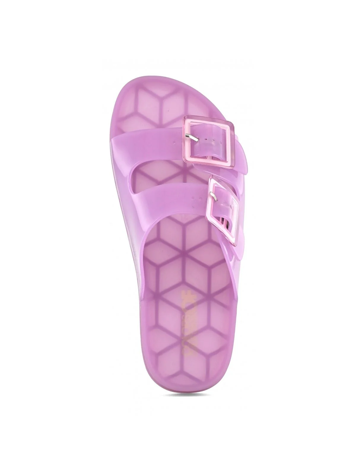 COLORS OF CALIFORNIA Ciabatta Donna jelly sandal 2 buckles HC.CHJ010 LIL Viola - Image 2