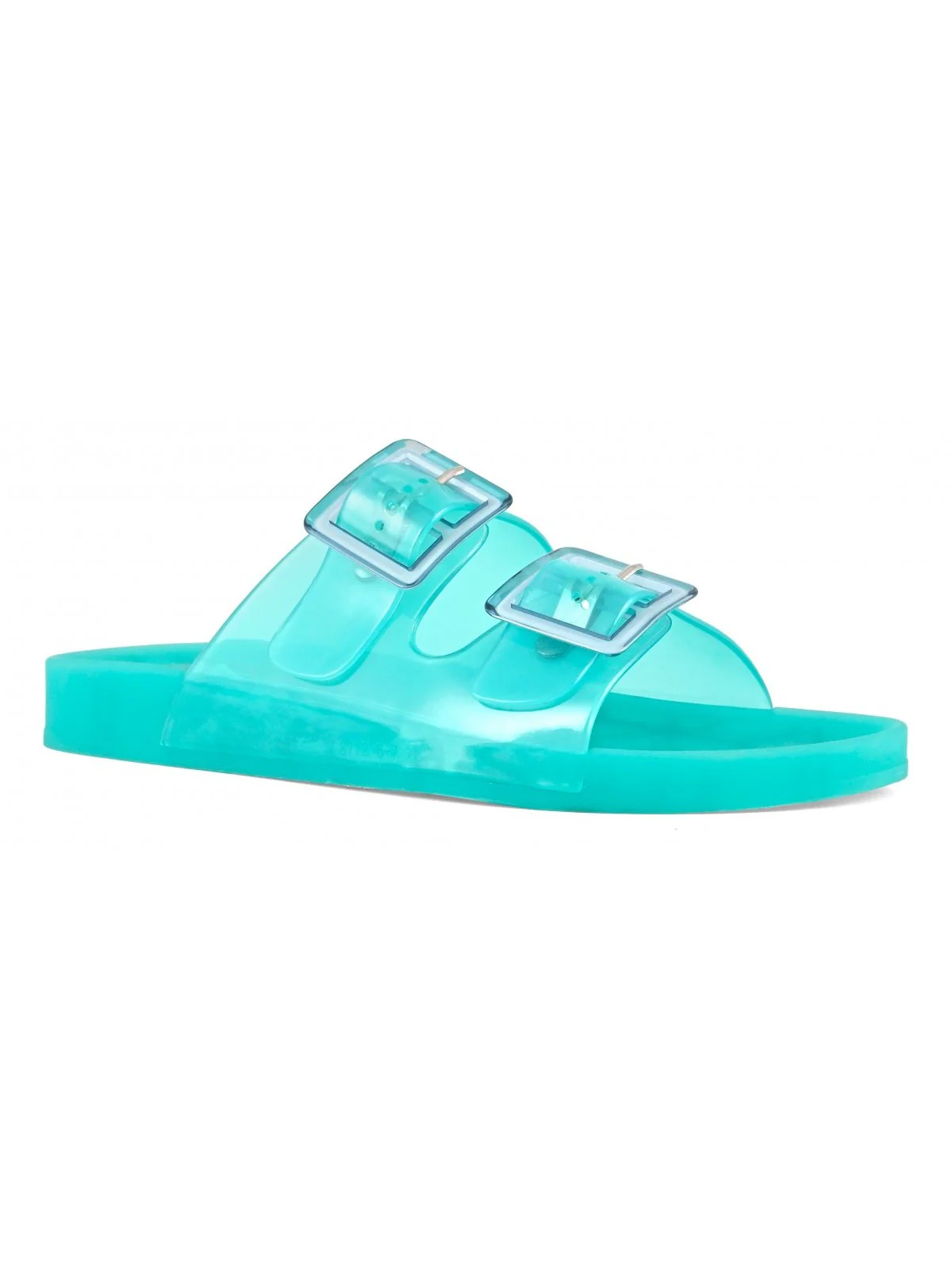 COLORS OF CALIFORNIA Ciabatta Donna jelly sandal 2 buckles HC.CHJ010 SKY Blu - Image 3
