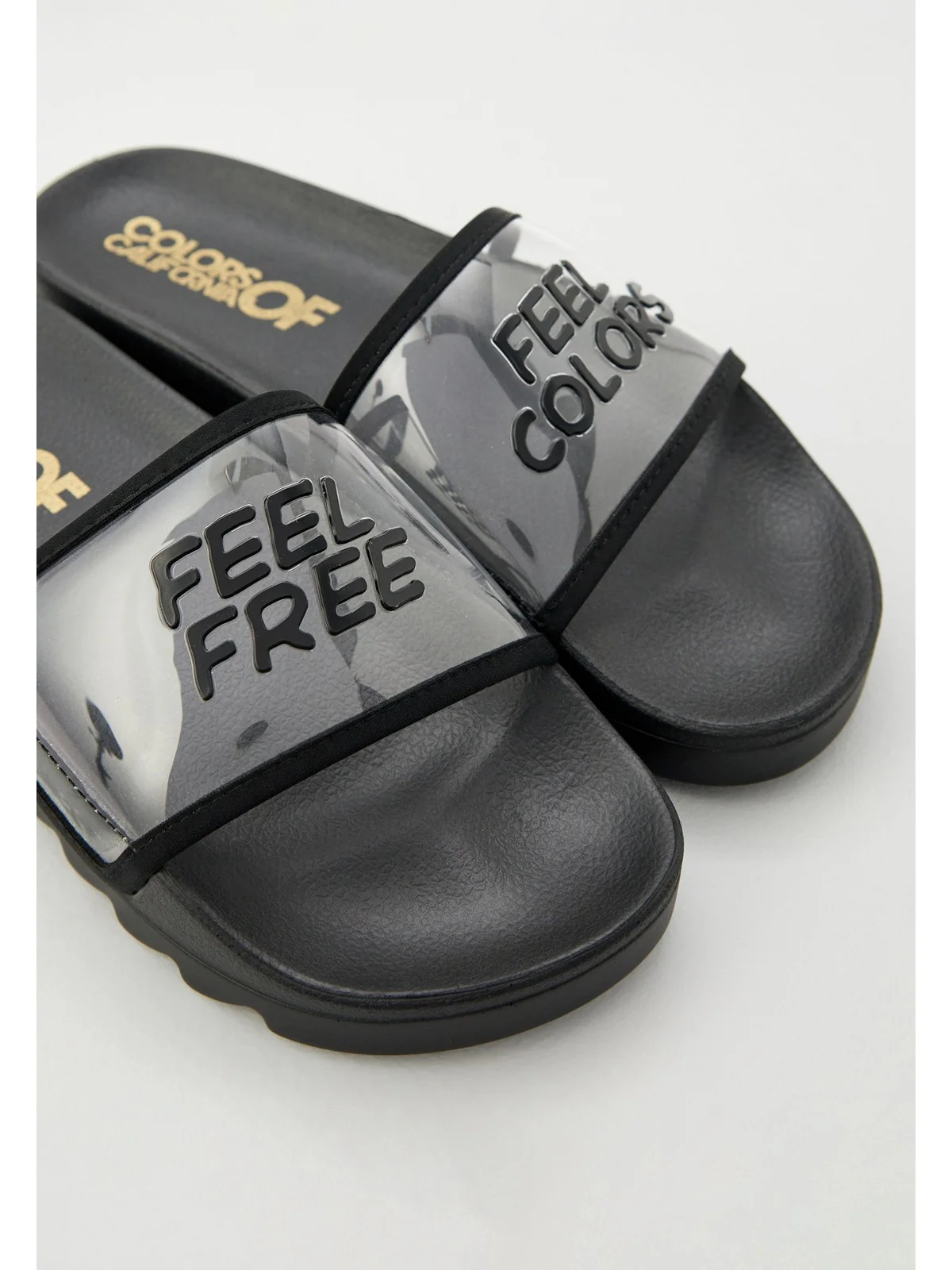 COLORS OF CALIFORNIA Ciabatta Donna slide in plexi HC.JINFY407 BLA Nero - Image 4