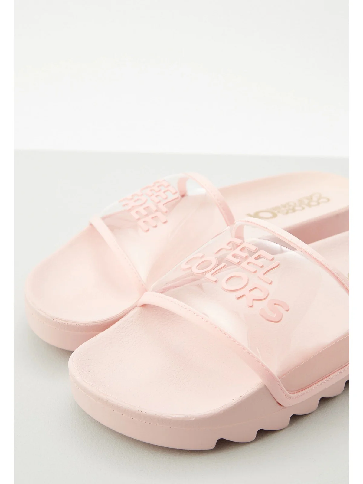 COLORS OF CALIFORNIA Ciabatta Donna slide in plexi HC.JINFY407 FPIN Rosa - Image 4