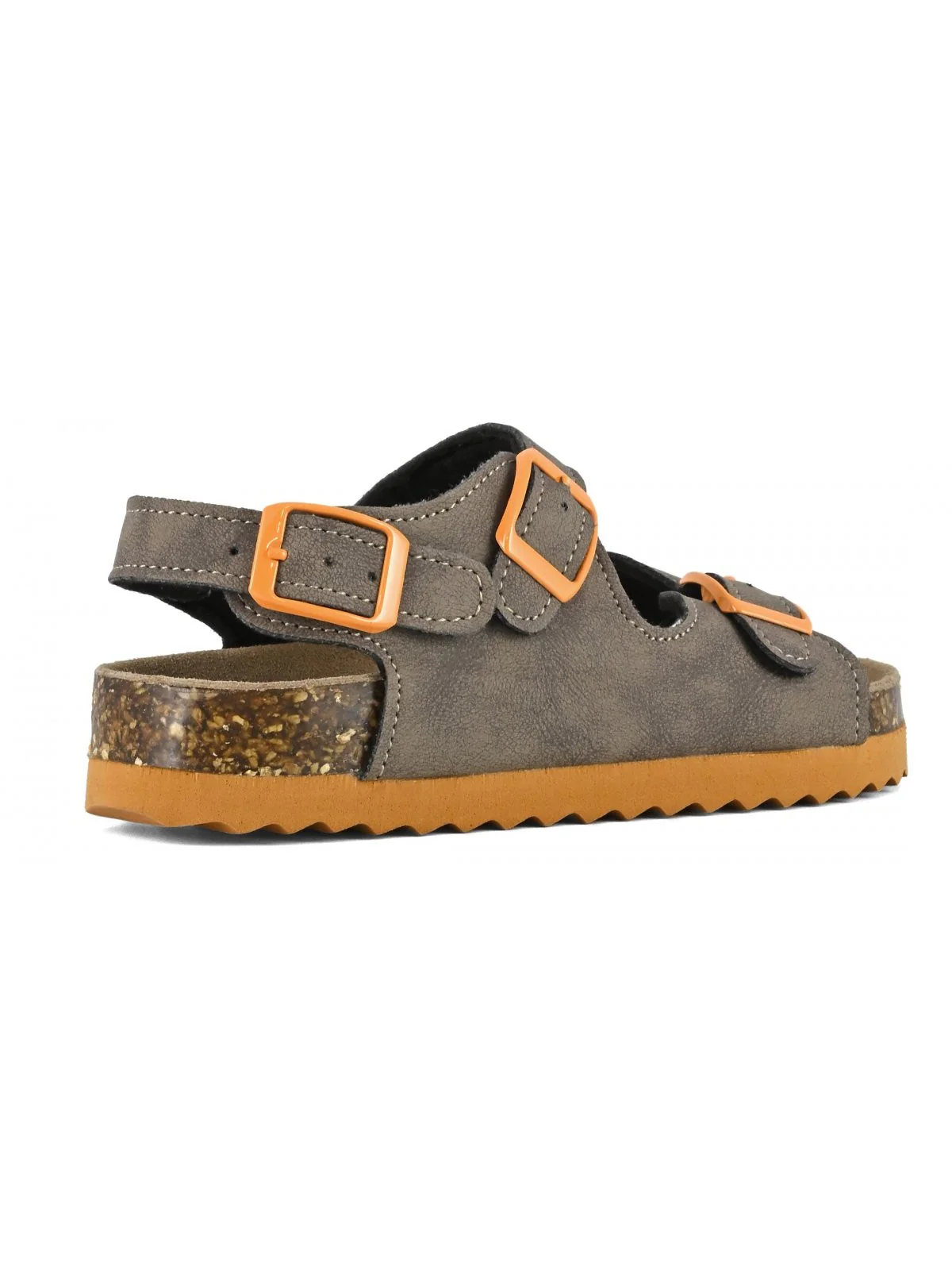 COLORS OF CALIFORNIA Sandalo Bambini e ragazzi Boy Sandal 3 Buckles HC.2412 BRO Marrone - Image 3