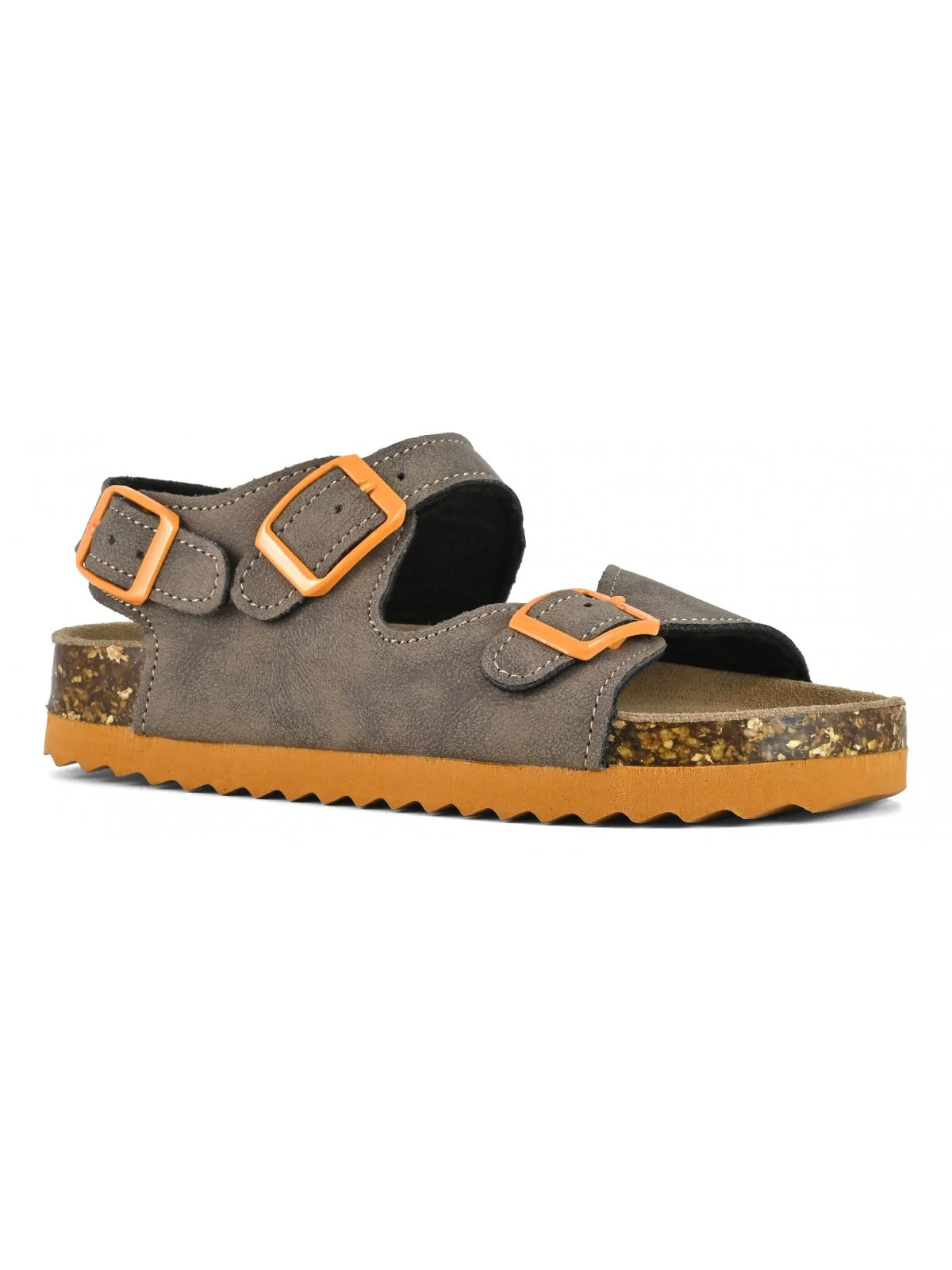 COLORS OF CALIFORNIA Sandalo Bambini e ragazzi Boy Sandal 3 Buckles HC.2412 BRO Marrone - Image 4