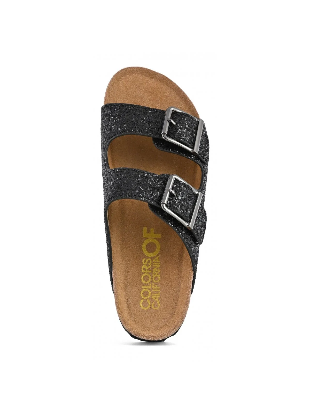 COLORS OF CALIFORNIA Sandalo Donna bio glitter metal buckles HC.BIO35 BLA Nero - Image 2
