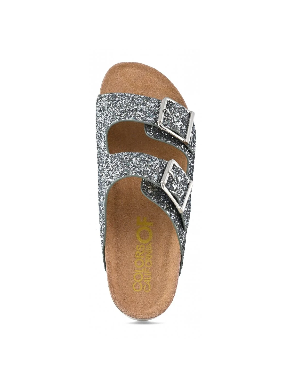 COLORS OF CALIFORNIA Sandalo Donna bio glitter metal buckles HC.BIO35 DEN Blu - Image 2