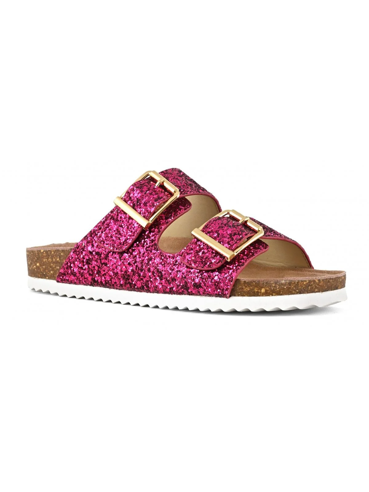 COLORS OF CALIFORNIA Sandalo Donna bio glitter metal buckles HC.BIO35 FUX Rosa - Image 3