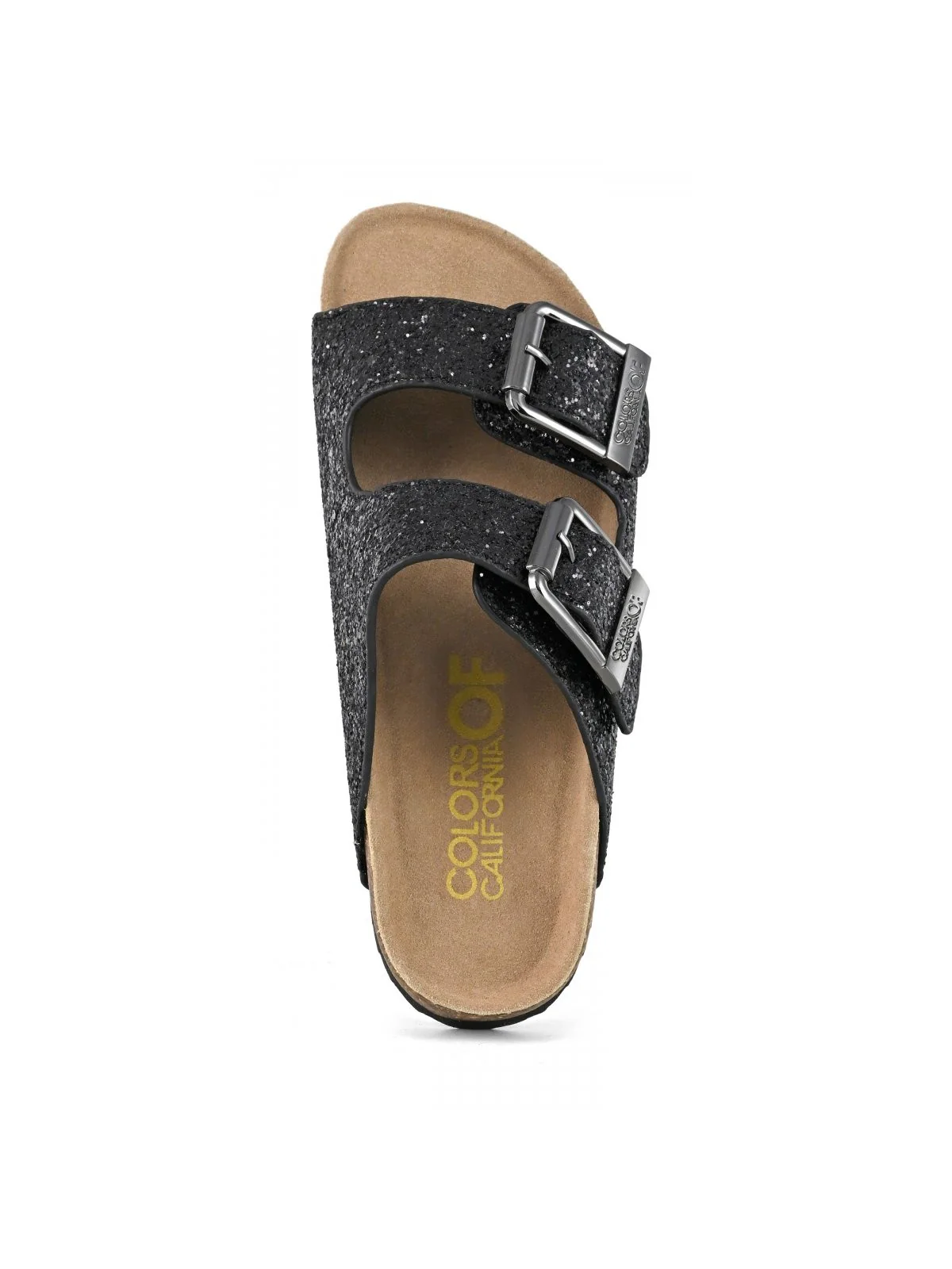 COLORS OF CALIFORNIA Sandalo Donna bio glitter metal buckles HC.BIO35N BLA BLACK - Image 2