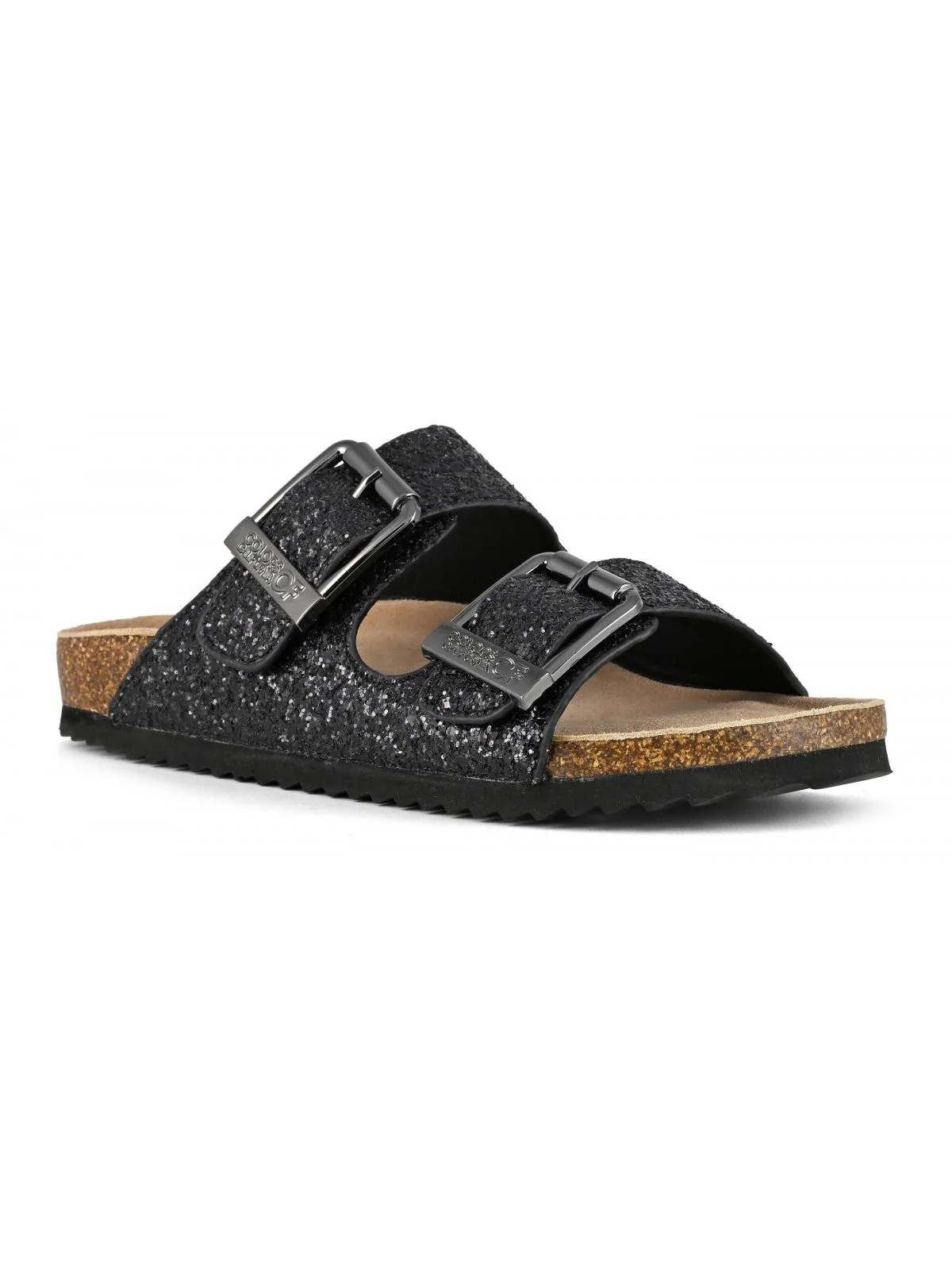 COLORS OF CALIFORNIA Sandalo Donna bio glitter metal buckles HC.BIO35N BLA BLACK - Image 3