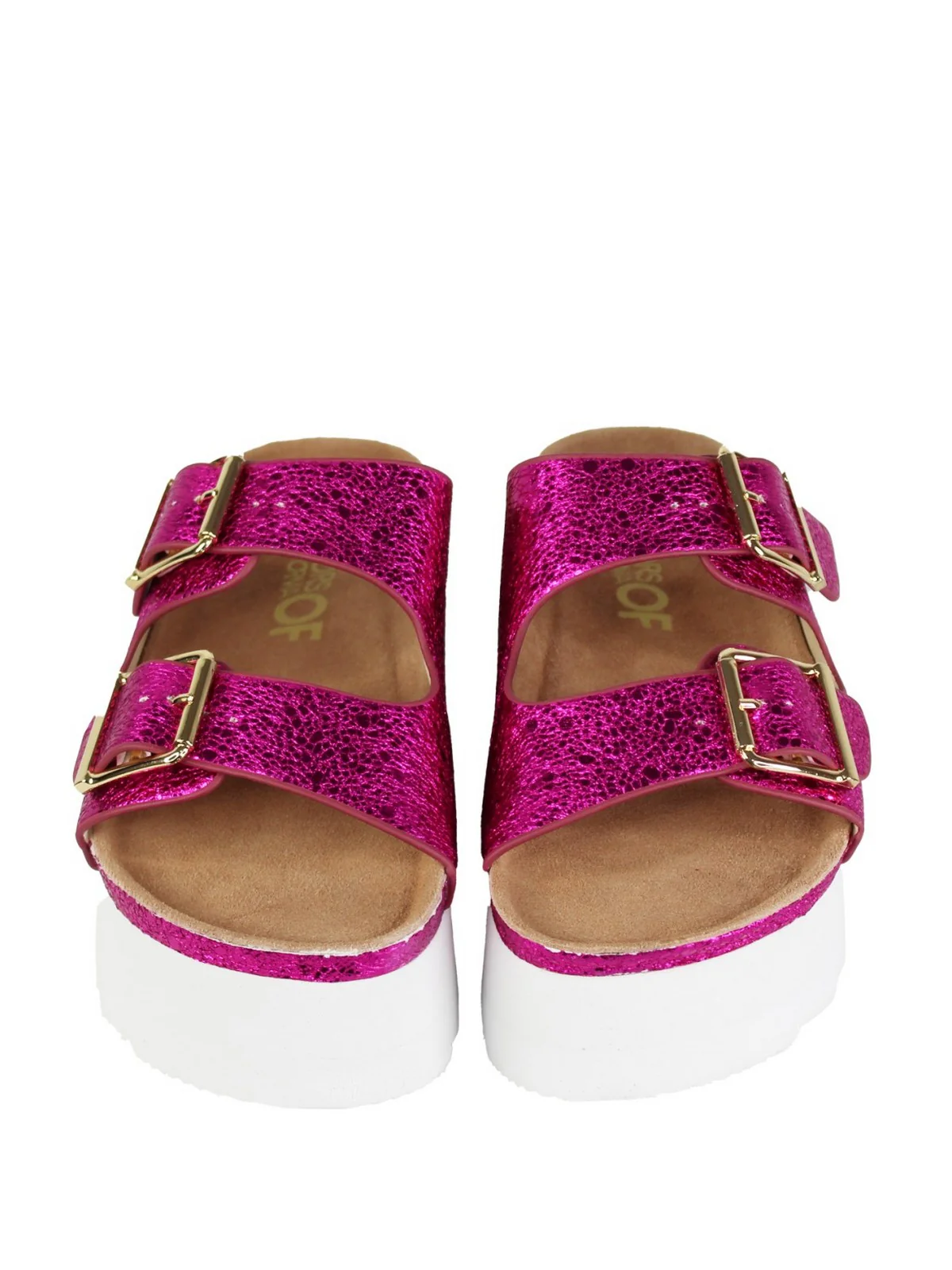 COLORS OF CALIFORNIA Sandalo Donna laminated platform sandal HC.BES42 BUB Rosa - Image 2