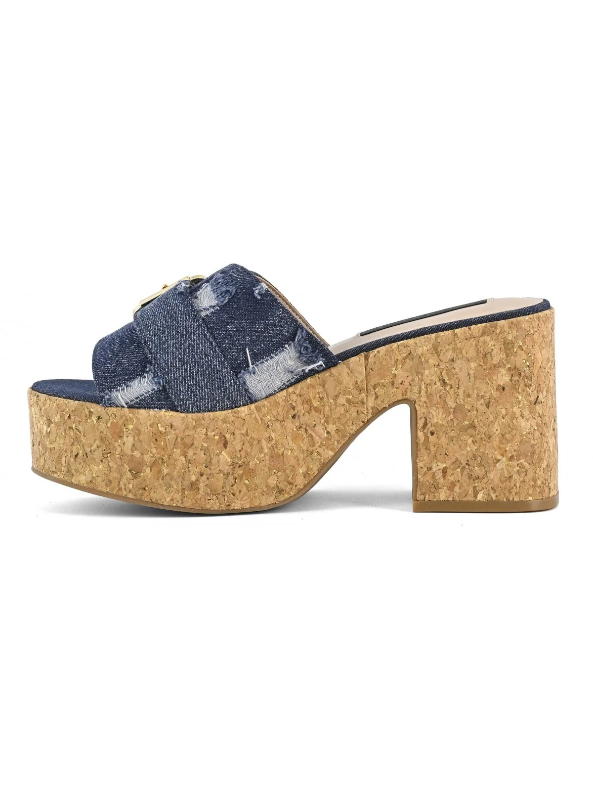 COLORS OF CALIFORNIA Sandalo Donna monoband sandal in denim HC.MAIA29 DEN DEN - Image 2
