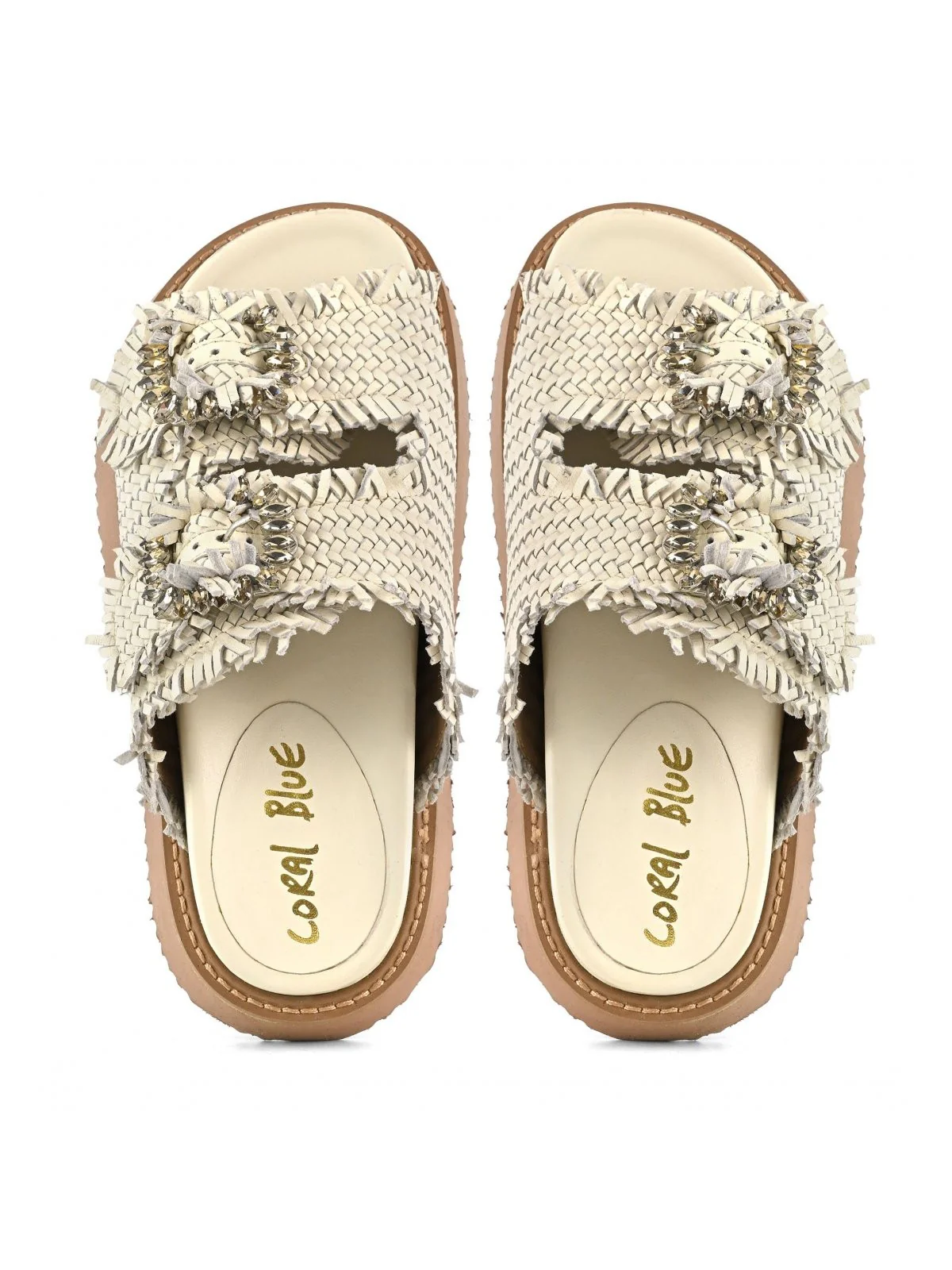 CORAL BLUE Sandalo Donna  CB.K225.02 WHI Bianco - Image 2