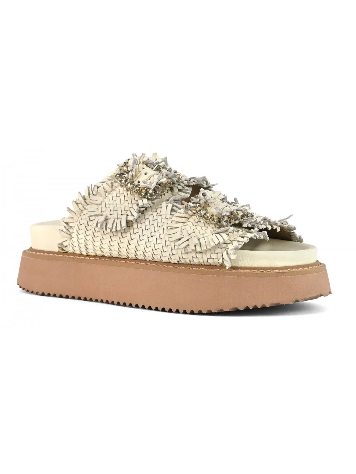 CORAL BLUE Sandalo Donna  CB.K225.02 WHI Bianco - Image 3