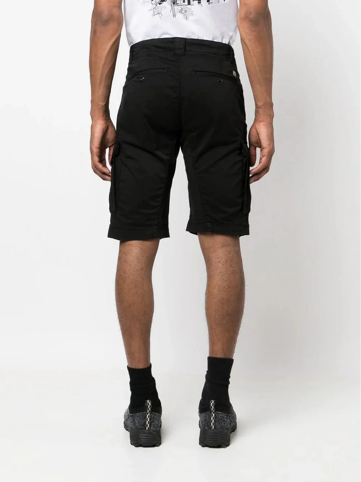 C.P. COMPANY Bermuda Uomo  18CMBE116A005694G 999 Nero - Image 3