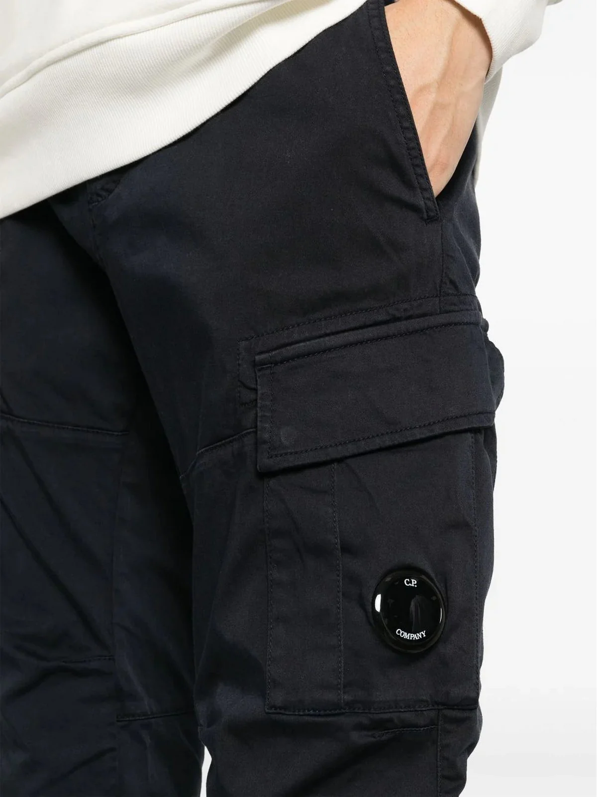 C.P. COMPANY Pantalone Uomo  18CMPA056A005694G 888 Blu - Image 4