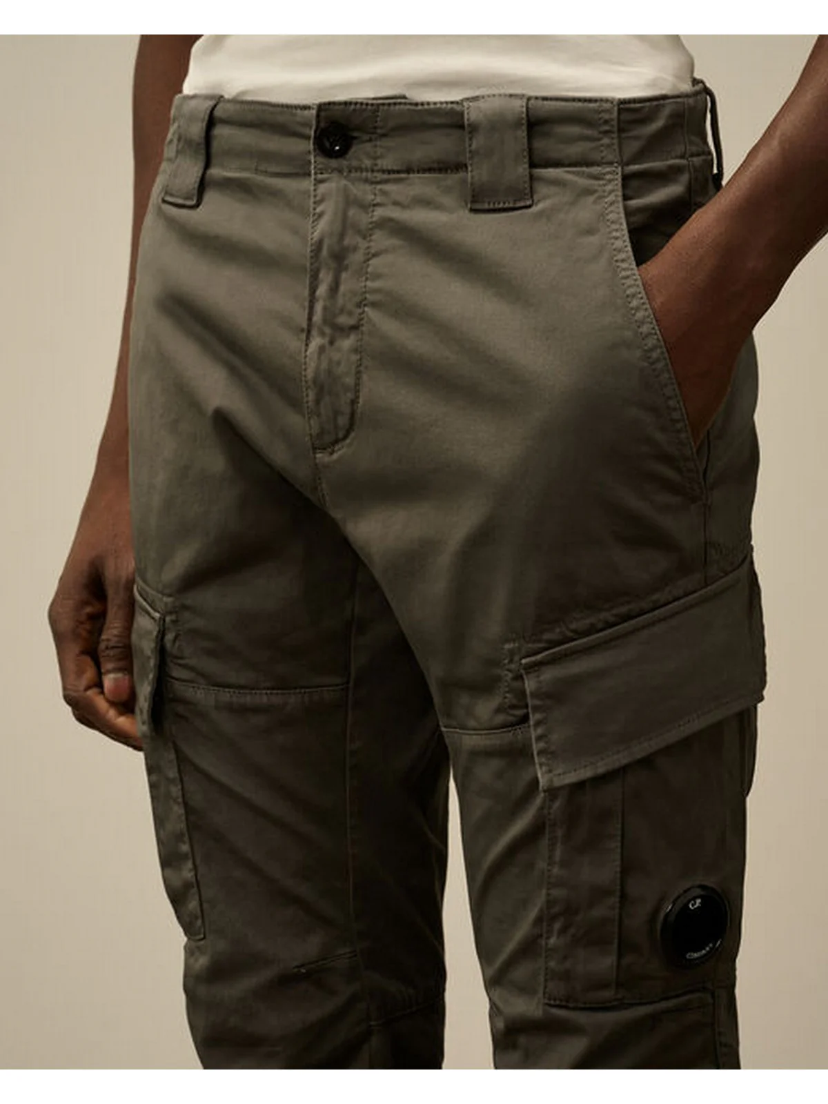C.P. COMPANY Pantalone Uomo  18CMPA056A005694G 935 Grigio - Image 4