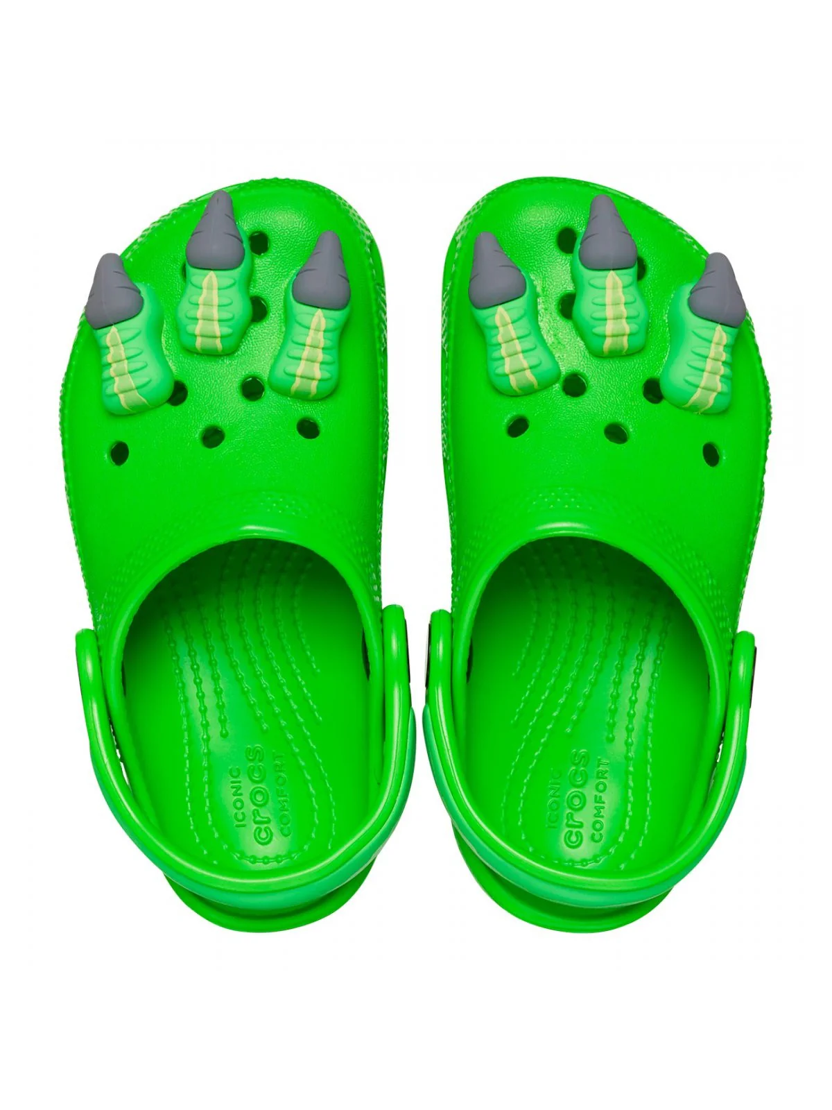 CROCS Ciabatta Bambini e ragazzi Classic I AM Dinosaur Clog T 209700 3WA Verde - Image 5