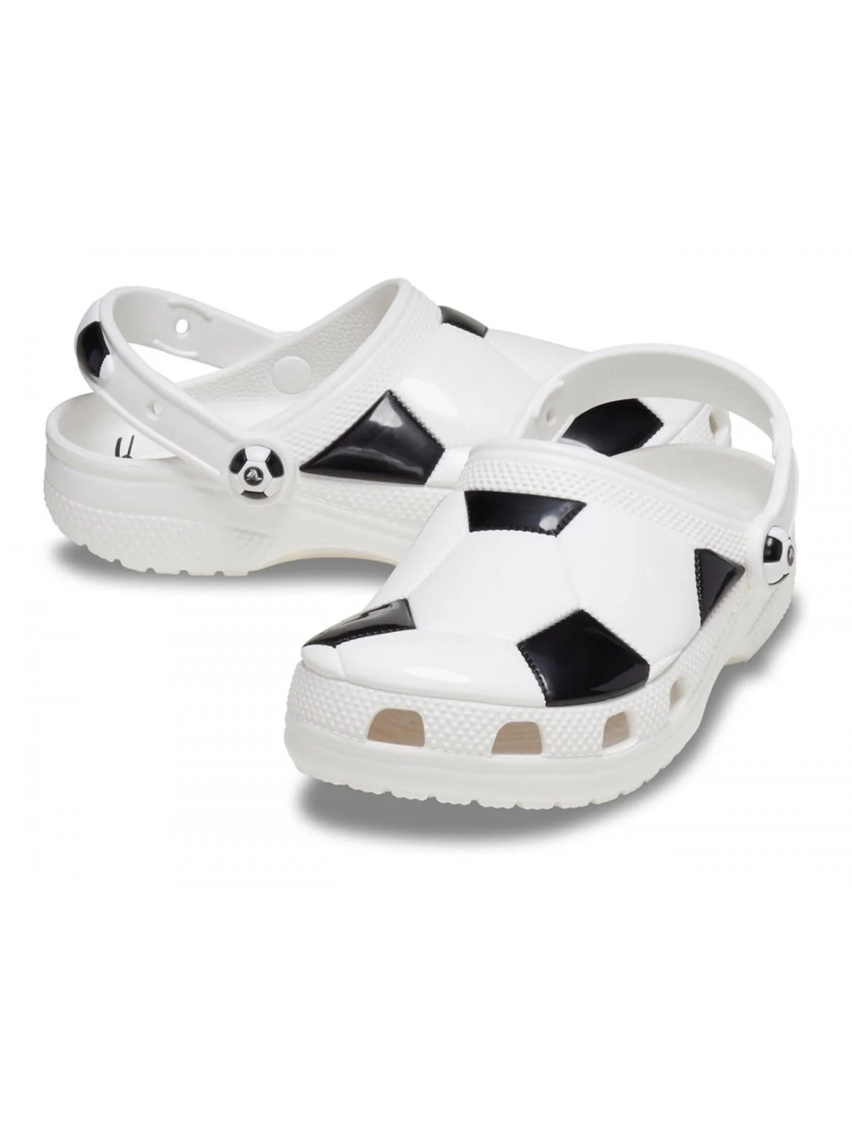 CROCS Ciabatta Bambini e ragazzi Classic Soccer Ball Clog T 210023 103 Bianco - Image 3