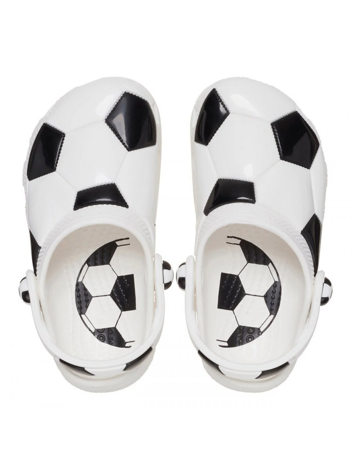 CROCS Ciabatta Bambini e ragazzi Classic Soccer Ball Clog T 210023 103 Bianco - Image 4