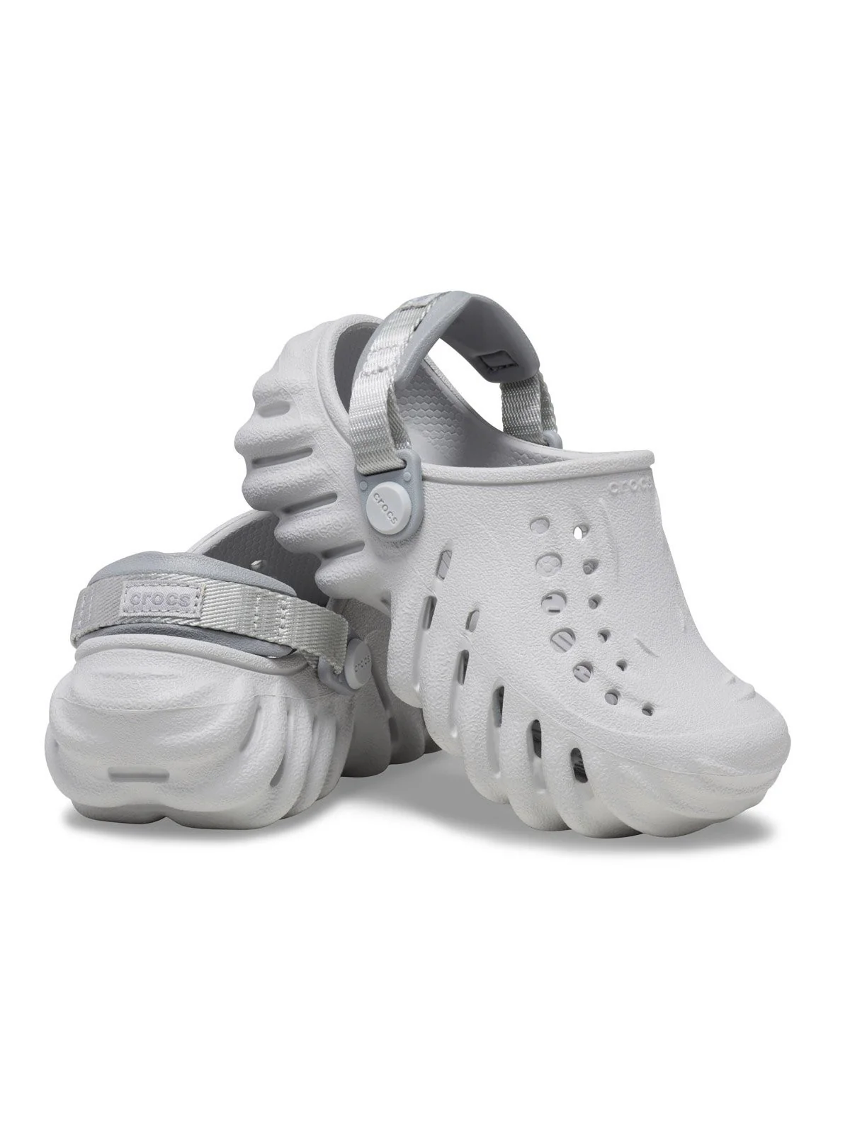 CROCS Ciabatta Bambini e ragazzi Echo Clog K 208190 1FT Grigio - Image 2