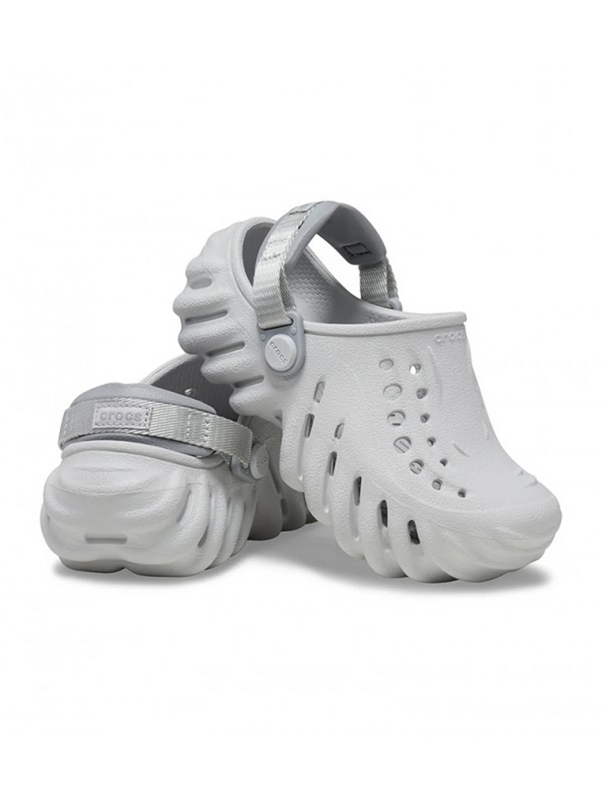 CROCS Ciabatta Bambini e ragazzi Echo Clog T 208191 1FT Grigio - Image 4