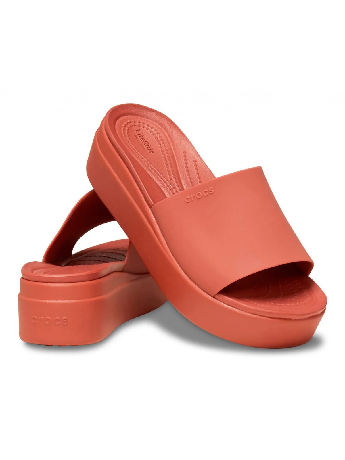 CROCS Ciabatta Donna Brooklyn Slide W 208728 2DT Arancione - Image 3