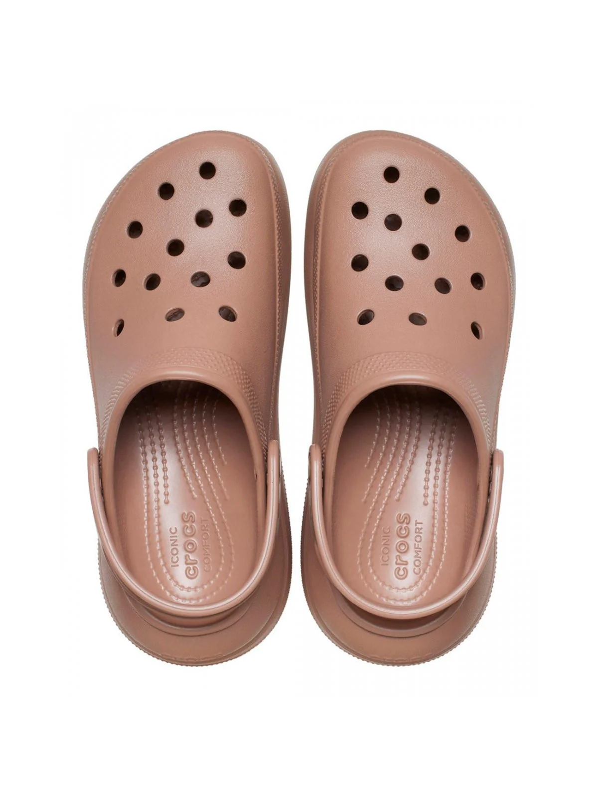 CROCS Ciabatta Donna Classic Crush Clog 207521 2Q9 Marrone - Image 4
