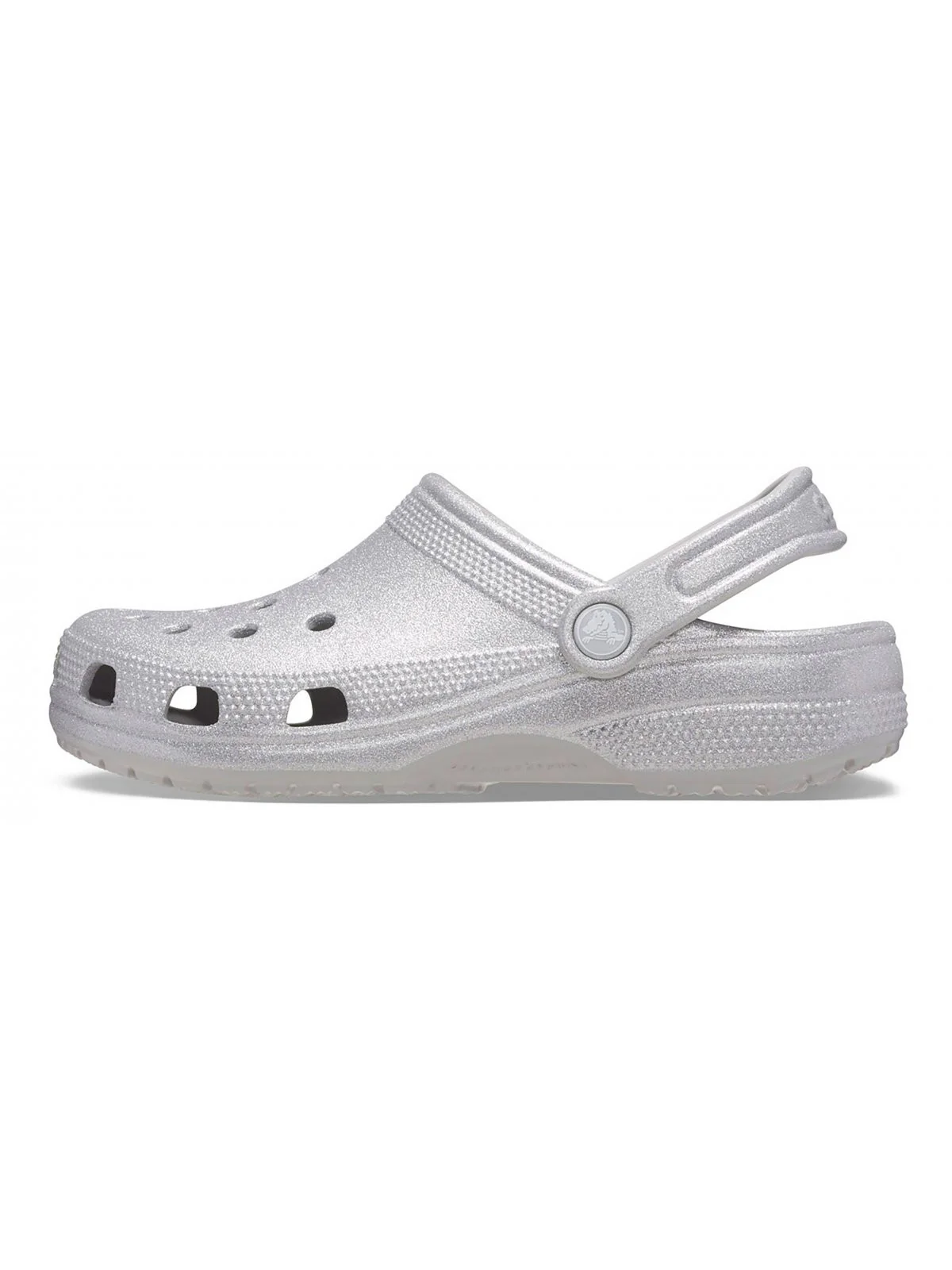 CROCS Ciabatta Donna Classic Glitter Clog W 205942 0IC Argento - Image 2