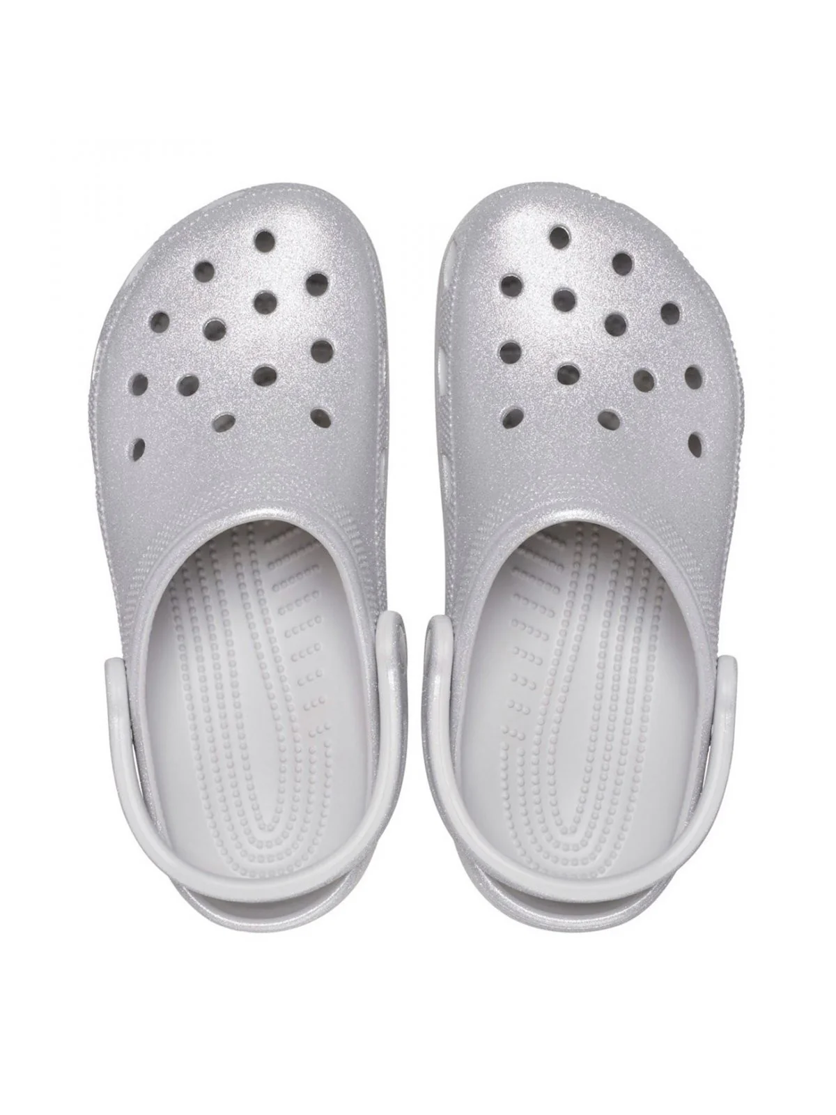 CROCS Ciabatta Donna Classic Glitter Clog W 205942 0IC Argento - Image 4