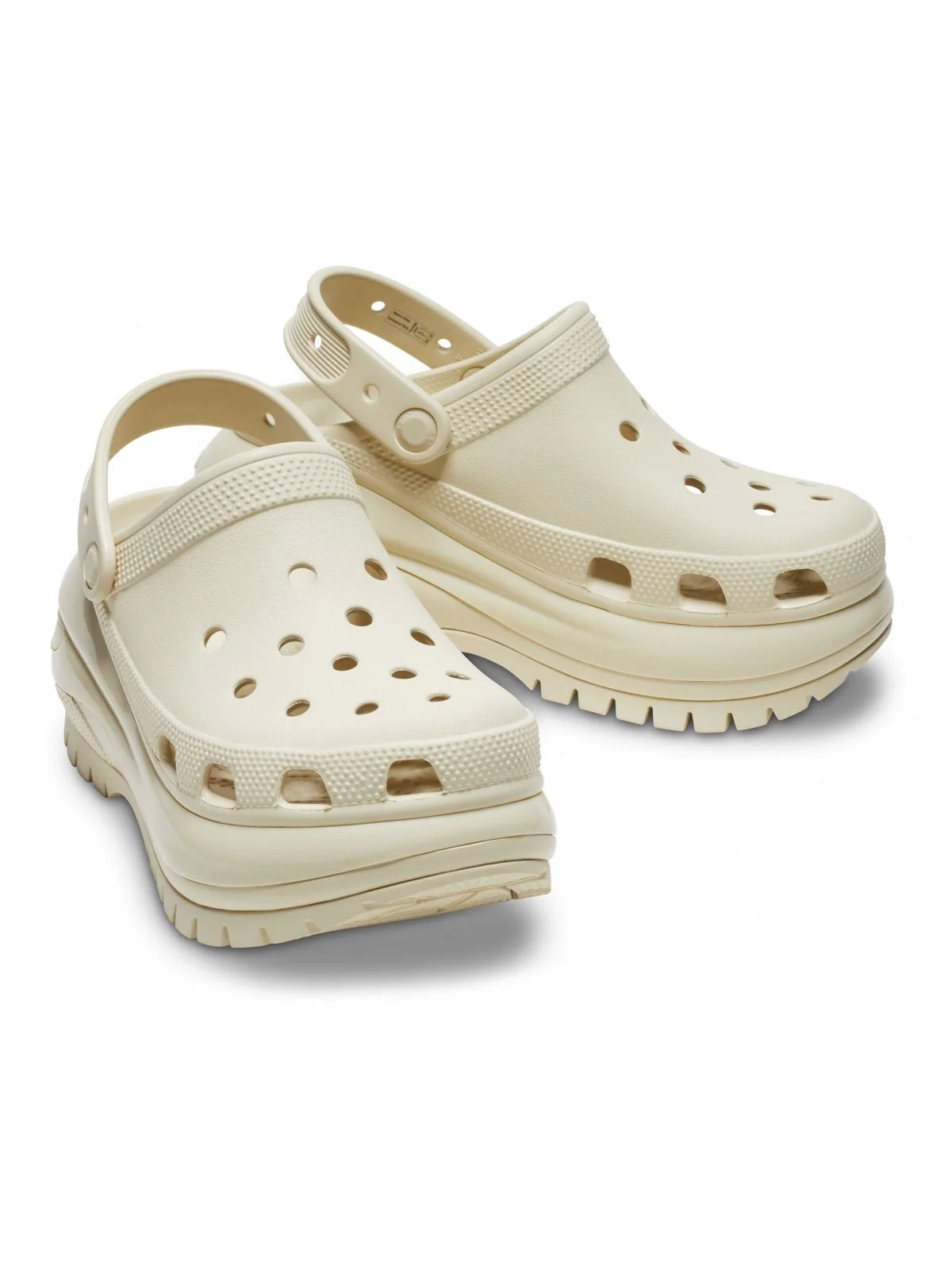 CROCS Ciabatta Donna Classic Mega Crush Clog W 207988 2Y2 Beige - Image 3