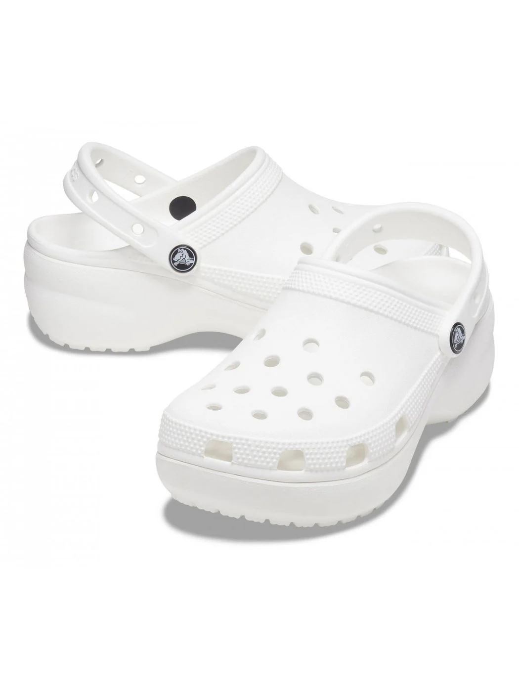 CROCS Ciabatta Donna Classic Platform Clog W 206750 100 Bianco - Image 3